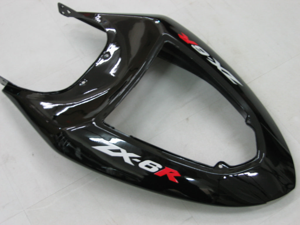 Fairings 2005-2006 Kawasaki ZX6R 636 Black ZX6R Generic
