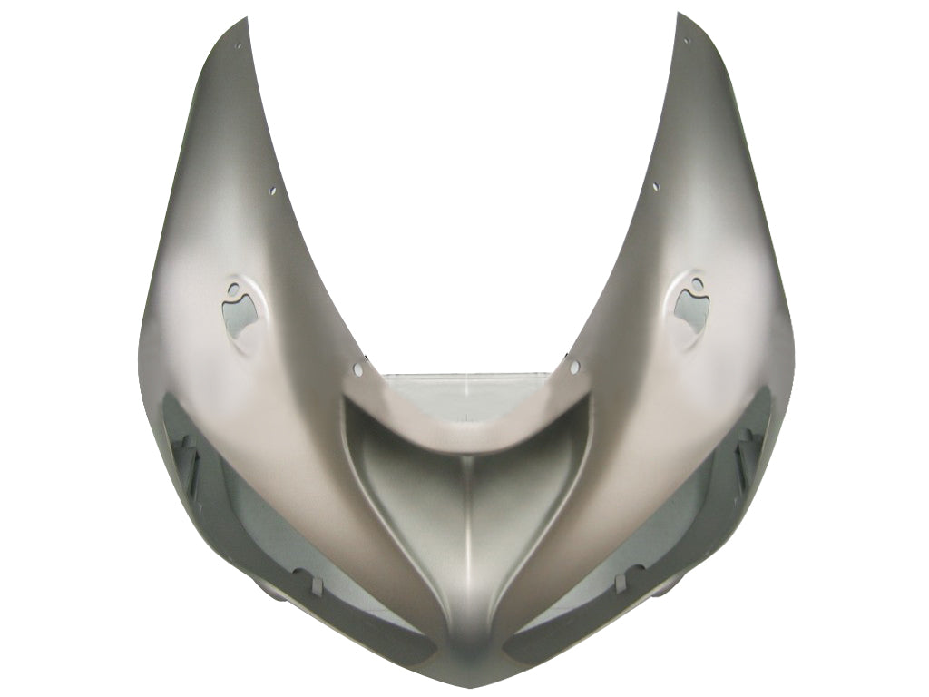 Fairings 2005-2006 Kawasaki ZX6R 636 Matte Silver & Black Ninja Generic