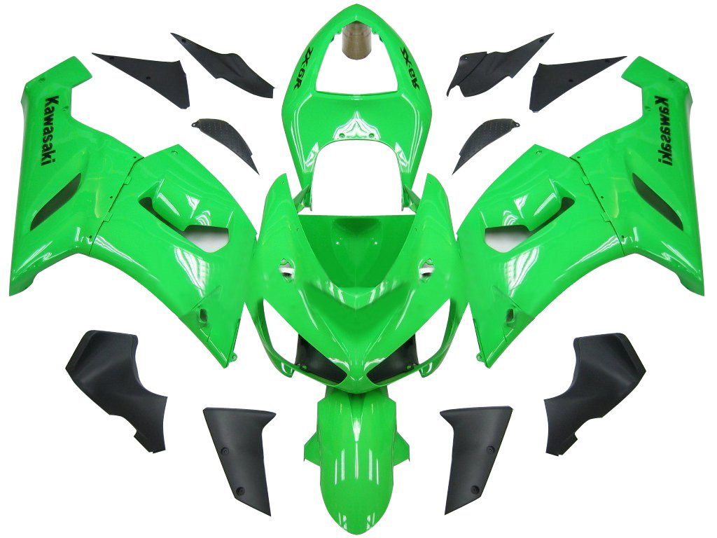 ZX6R 636 (2005-2006) Bodywork Fairing ABS Injection Molded Plastics Set 32 Color Generic