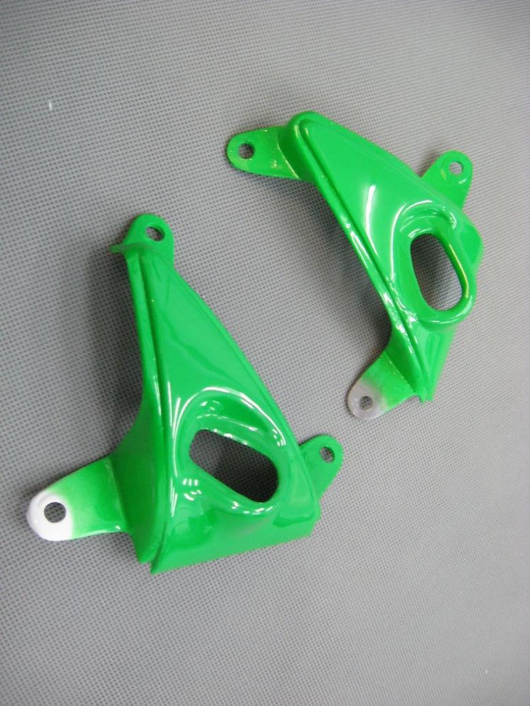 Fairings 2005-2006 Kawasaki ZX6R 636 Green Black No.56 Nakano Generic