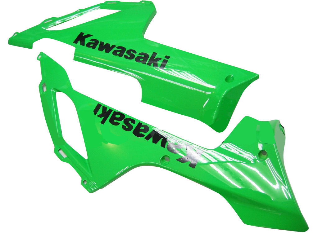 Fairings 2007-2008 Kawasaki ZX6R ZX636 Green Black Ninja ZX6R Generic
