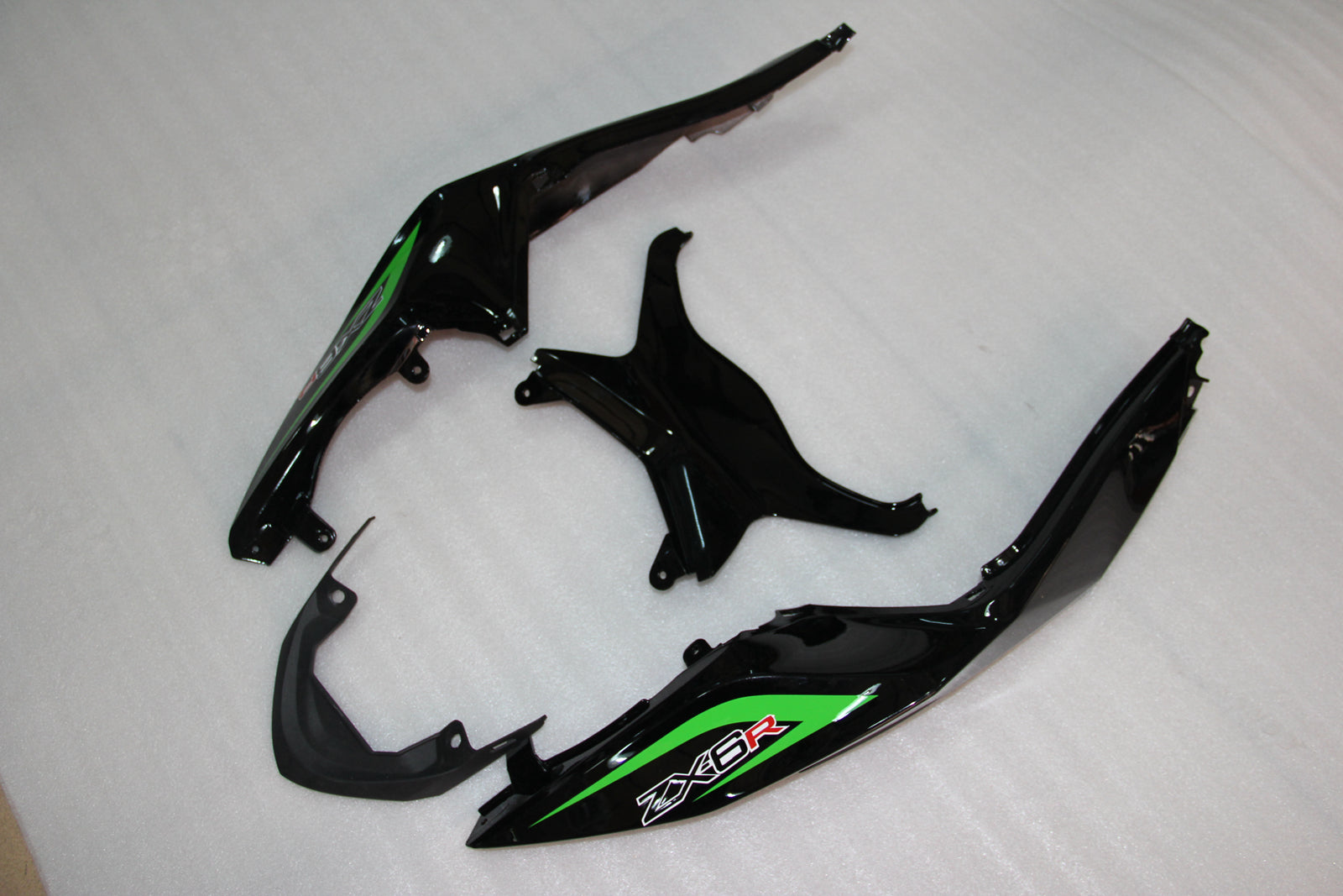 Fairings 2013-2018 Plastics Kawasaki ZX6R 636 Green Black Ninja Generic