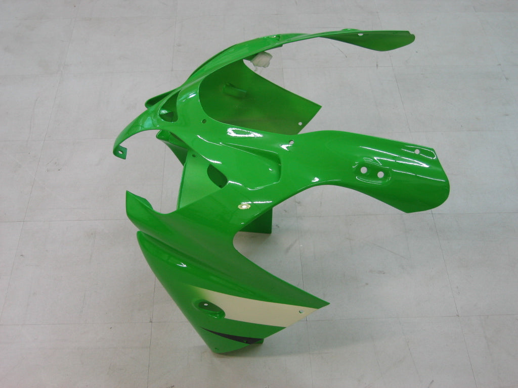 Fairings 2000-2001 Kawasaki ZX 9R Green Black ZX9R Generic