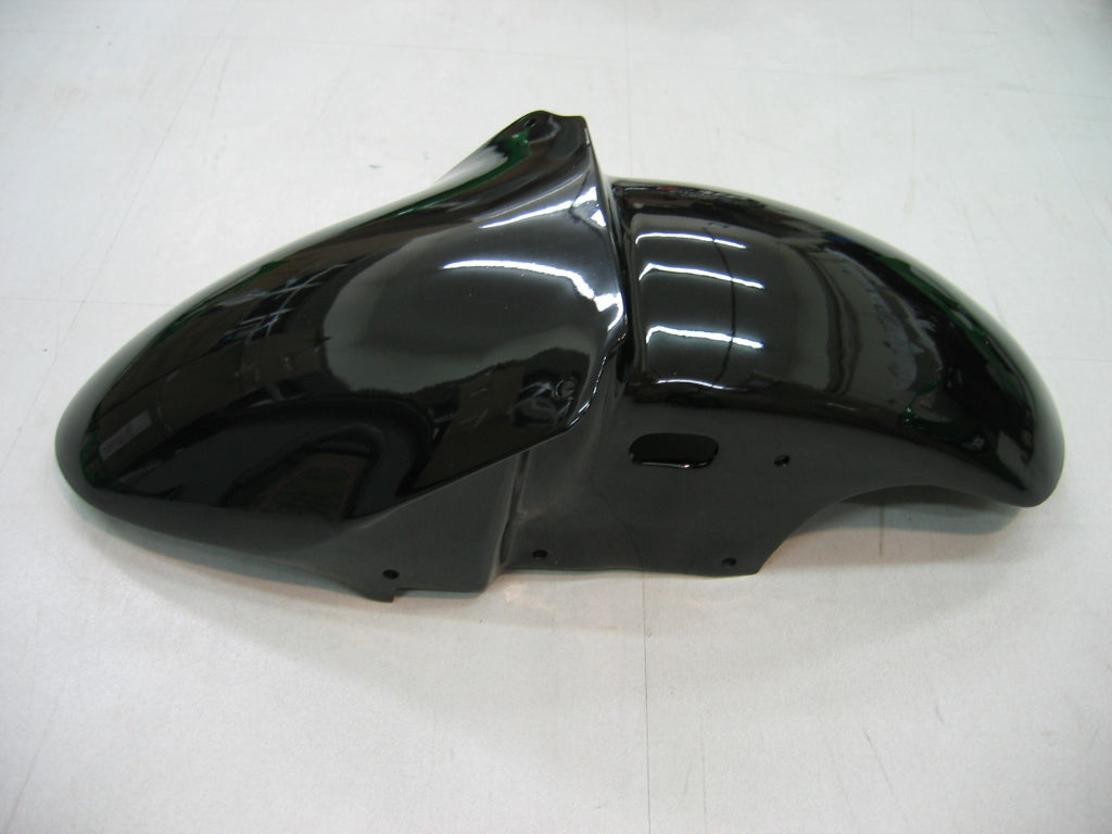 Fairings 2000-2001 Kawasaki ZX 9R Green Black No.14 ZX9R Generic