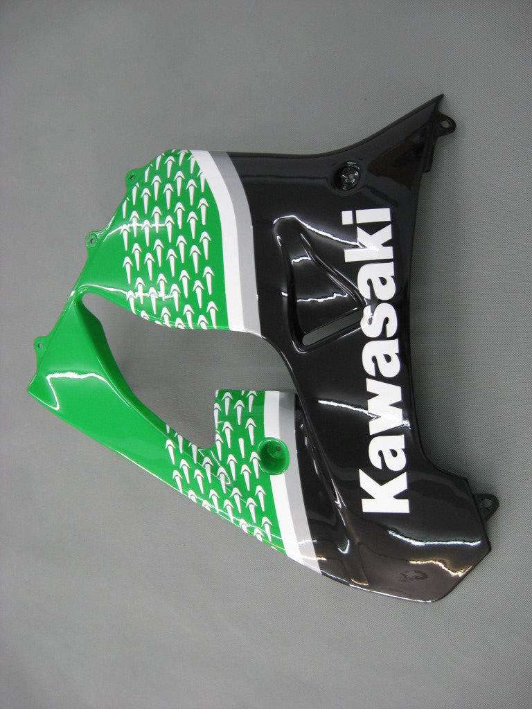 Fairings 2000-2001 Kawasaki ZX 9R Green Black No.56 Nakano Generic