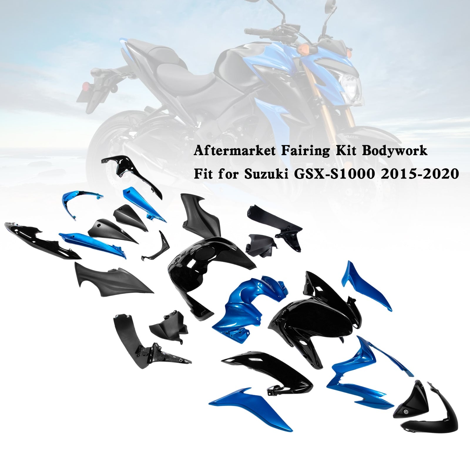 Suzuki GSX-S 1000 2015-2020 Plastic Bodywork Fairing Kit