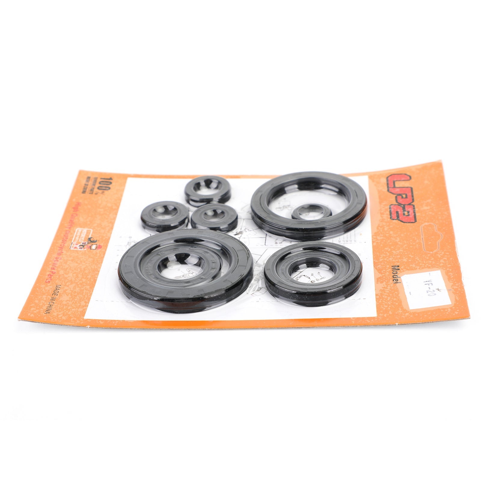 Engine Oil Seal Kit Set 9pcs Seals for Honda CRF450X 2005-2009, 2012-2017 NEW Generic