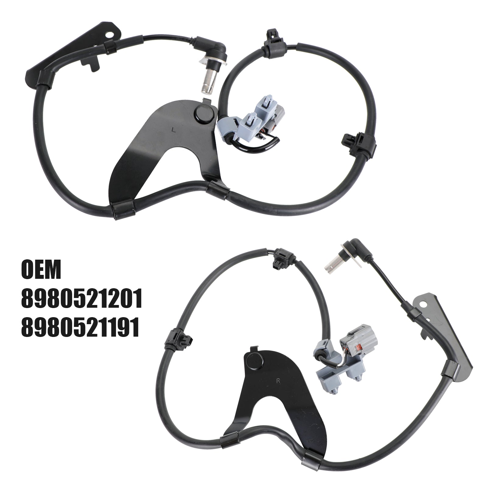 2*ABS Wheel Speed Sensor Front L & R For Isuzu D-Max 2.5 Twin Turbo 2012-2019 Generic