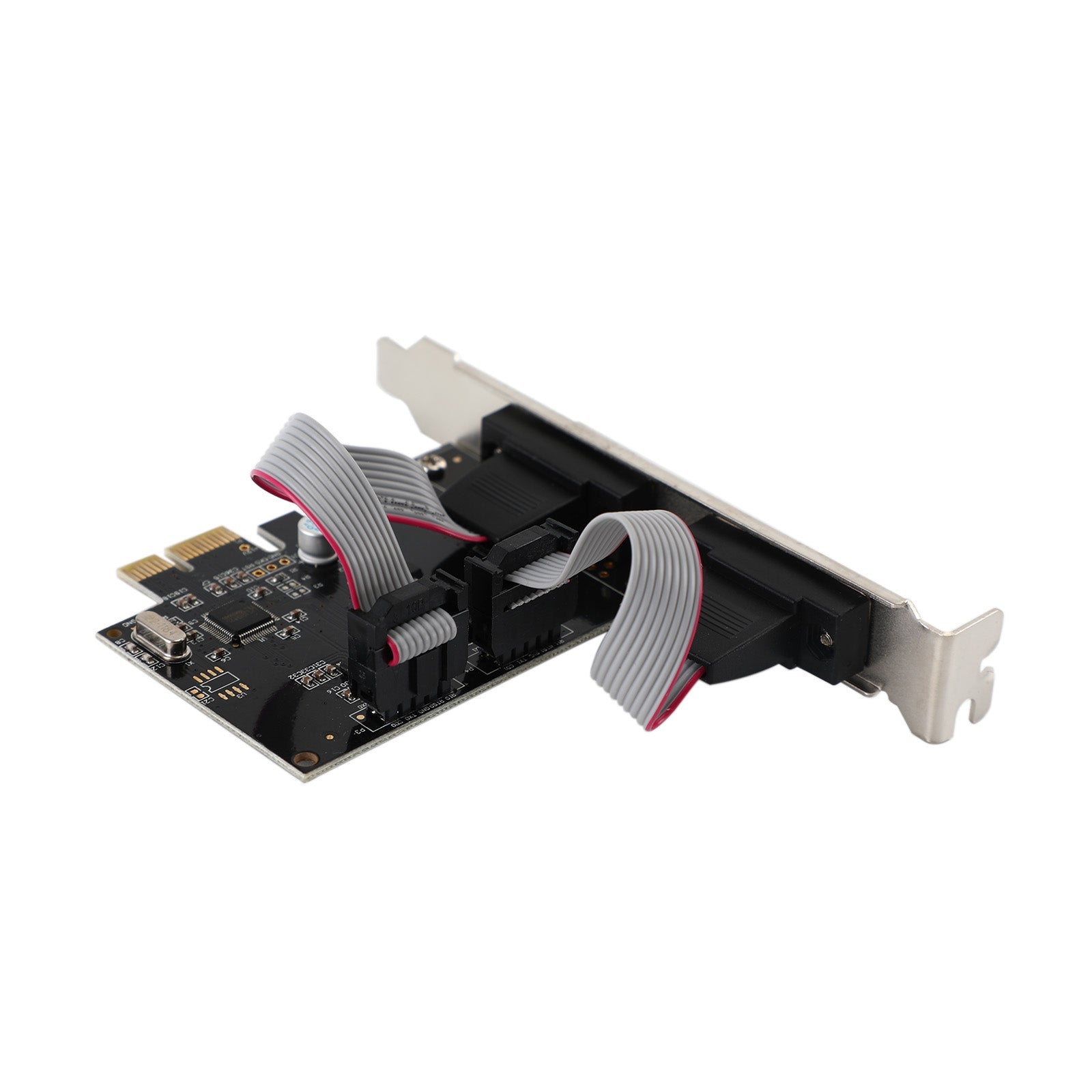 Tarjeta adaptadora de placa extensora PCIE a RS232 Dual Serial WCH382 Chip PCI-Express
