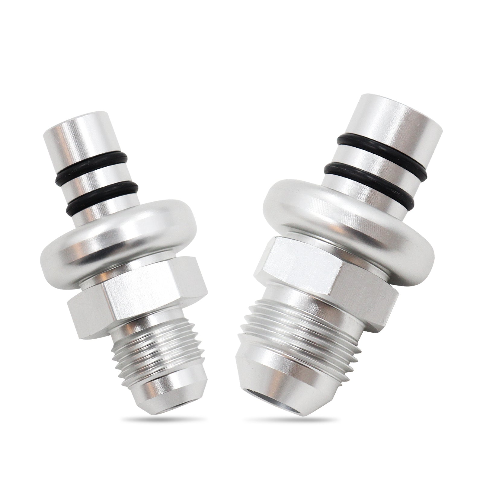 Mustang 1986-1998 6an+8an Fuel Rail Adapter Kit