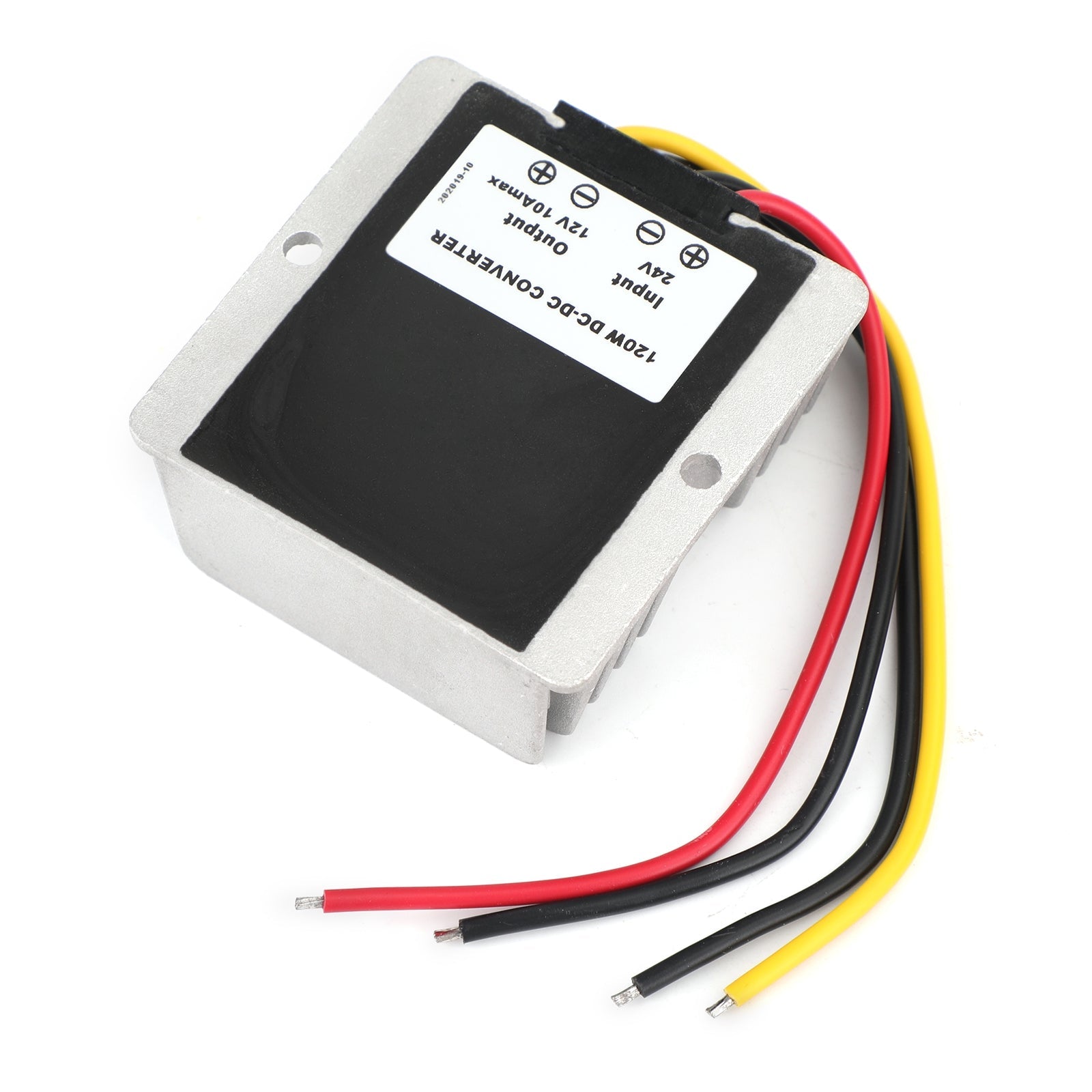 방수 24V ~ 12V 10A 120W 스텝다운 DC/DC 전력 컨버터 레귤레이터