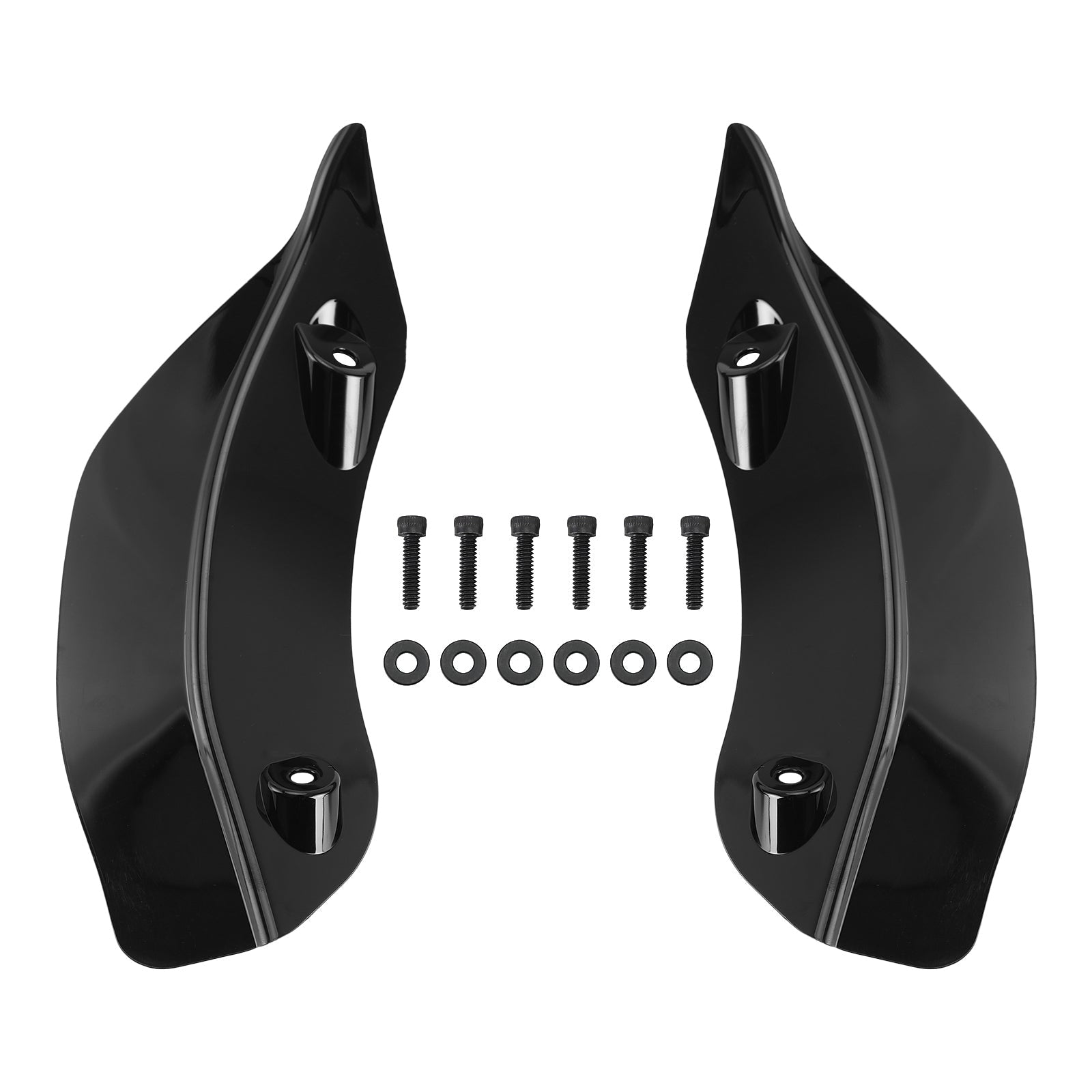 Fairing Windshield Side Wing Wind Deflector For Touring Road Glide 2015-2021 Generic