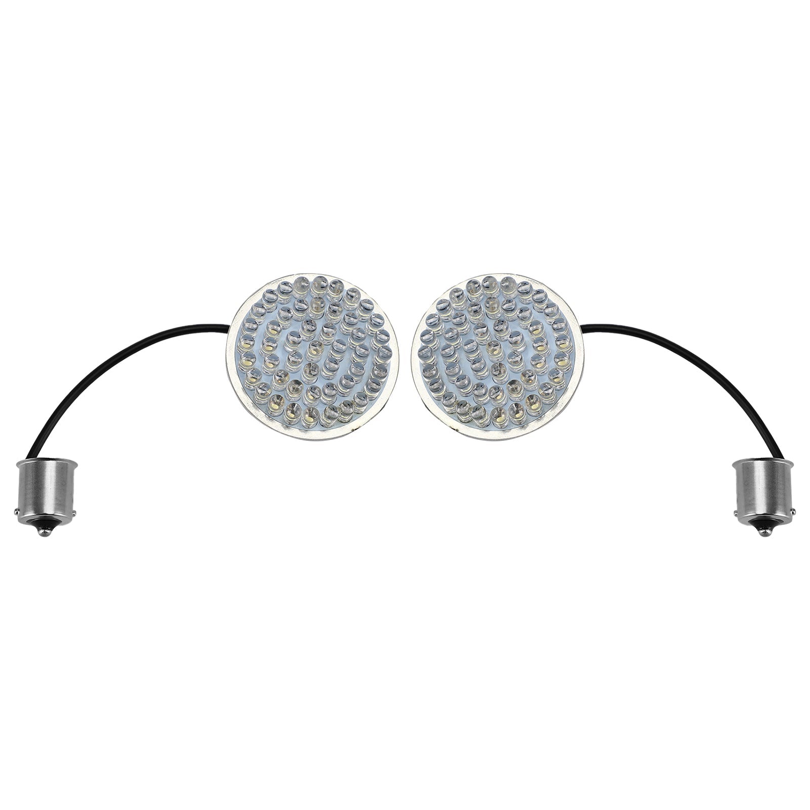 1156 Rear LED Turn Signal Insert Lights for Dyna Touring Street Road Glide 883 Generic