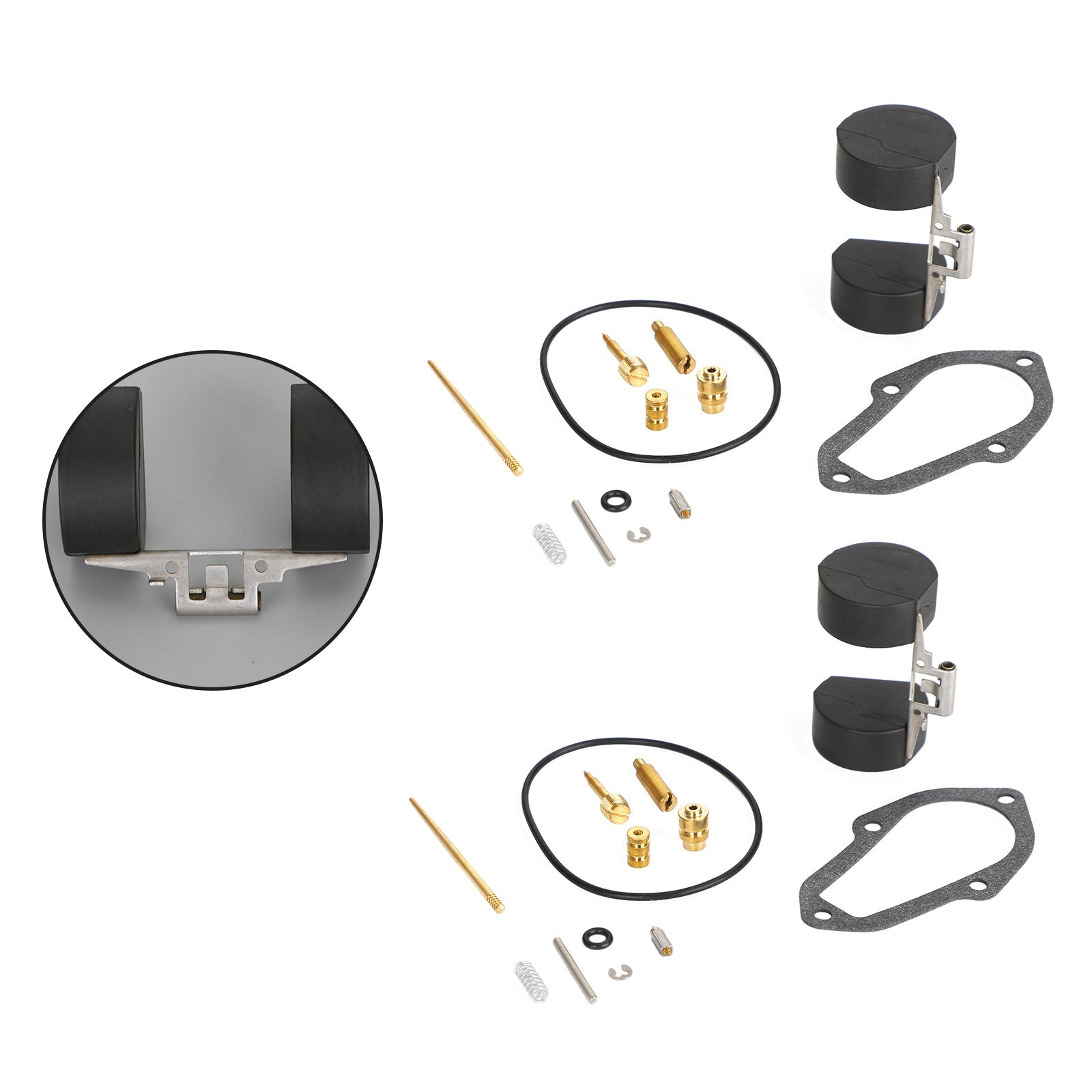 Honda XL250 Motosport 250 1972-1975용 2X 기화기 기화기 수리 키트 일반