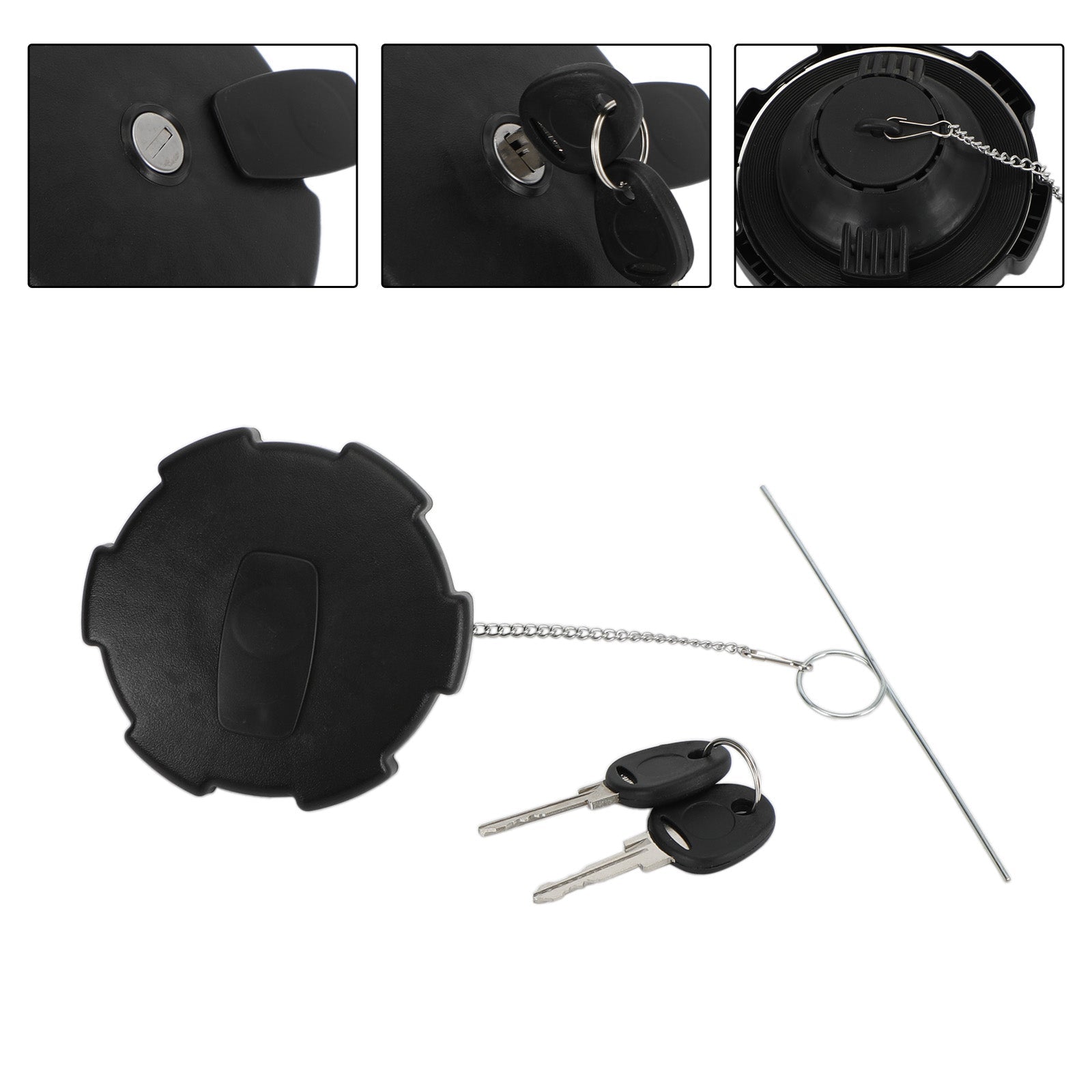 Para Volvo tapa de combustible con bloqueo con llaves cargador L60 L90 L110 L120 20392751