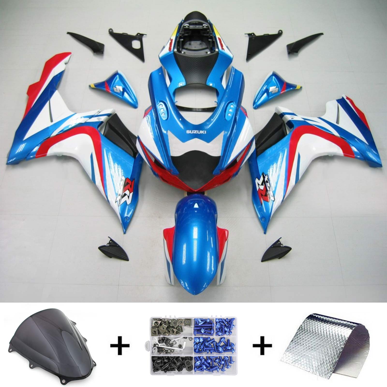 Suzuki GSXR 600/750 2011-2025 K11 Fairing Kit Bodywork Plastic ABS