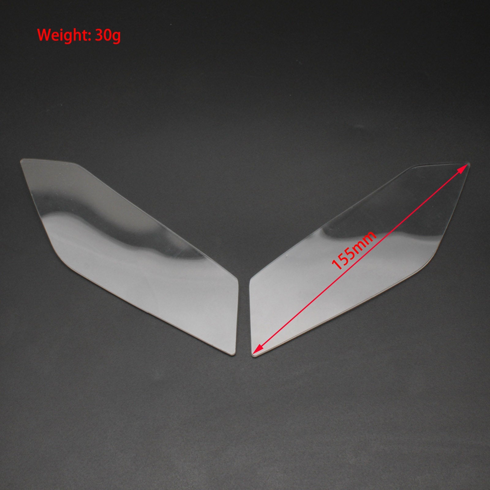 Protector de lente de faro delantero apto para Yamaha Mt-09 Mt 09 2017-2021 humo genérico