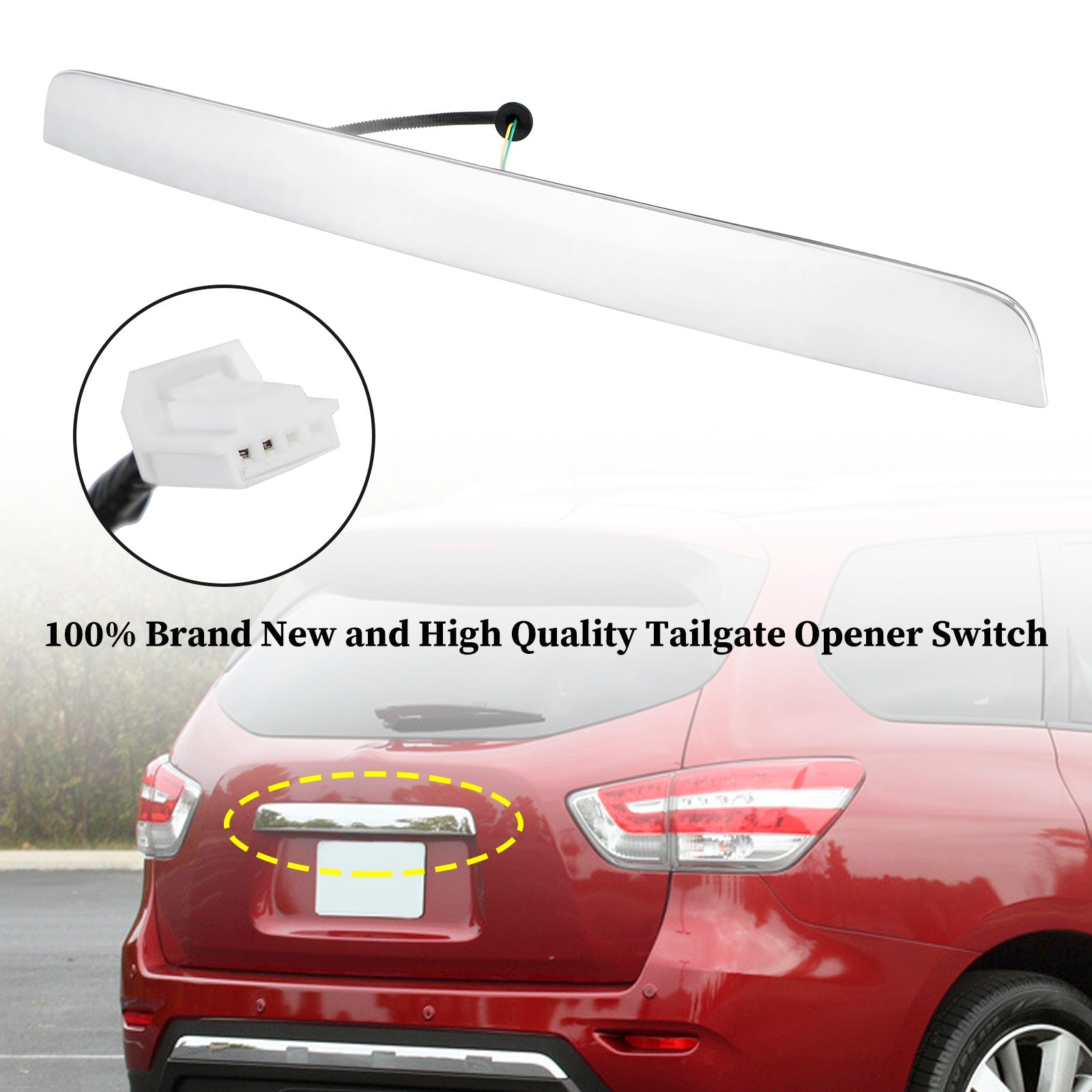 Nissan Pathfinder SL 3.5L 2013-2020 Chrome Rear Liftgate Handle 90810-9PG0A