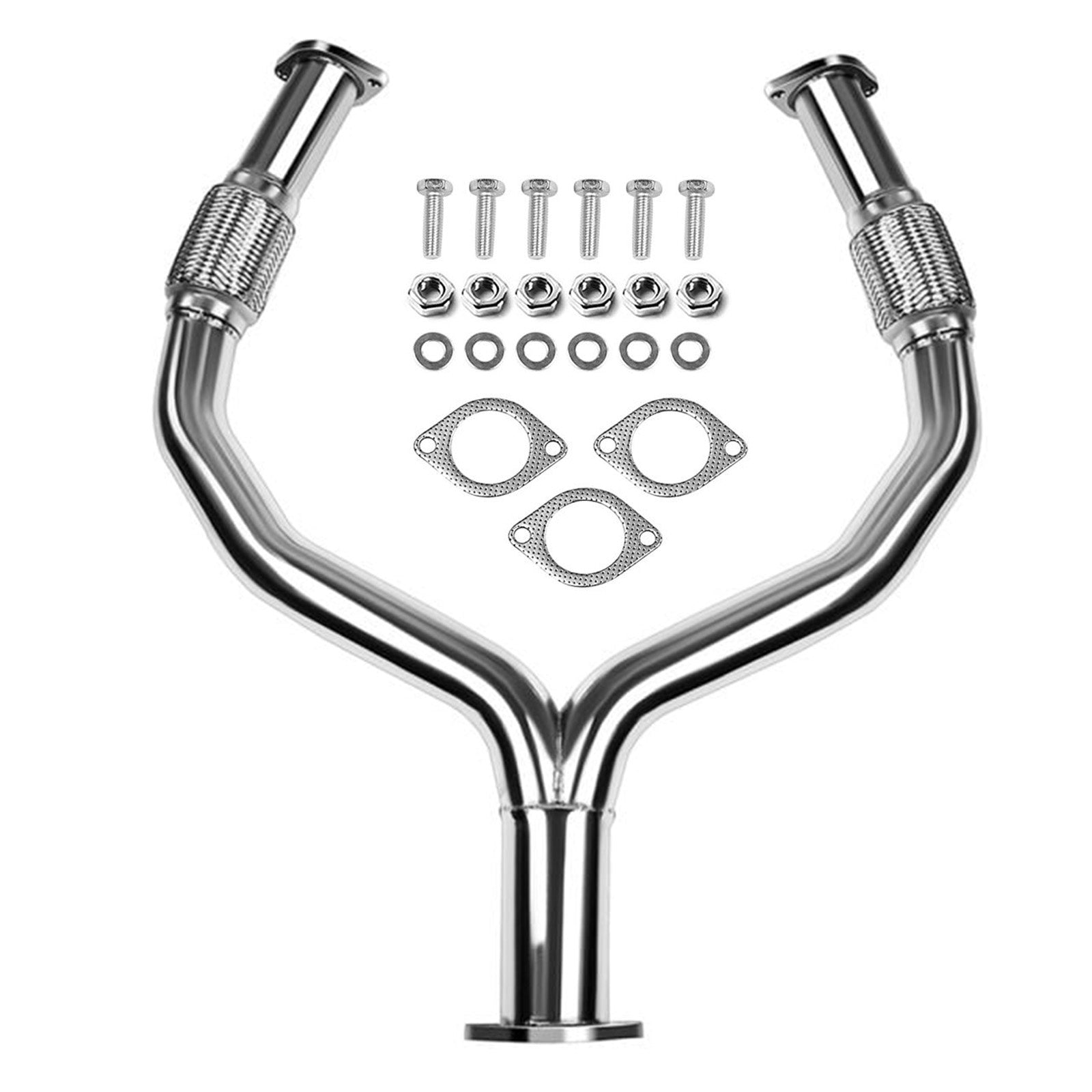 3.7L 스테인레스 스틸 Y 파이프 배기 파이프 키트 08-13 인피니티 G37 09-16 닛산 370Z