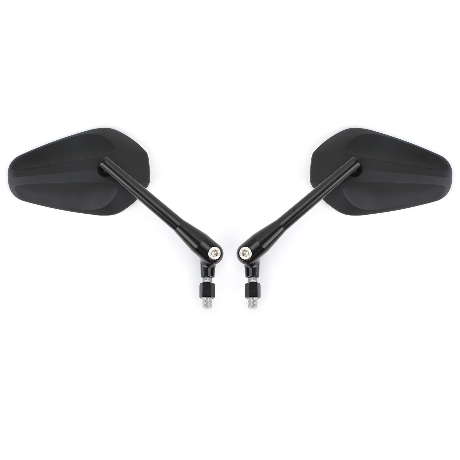 Pair M10 Rearview Mirror for Motorcycle Custom Cruiser Cafe Racer UNIVERSAL Generic