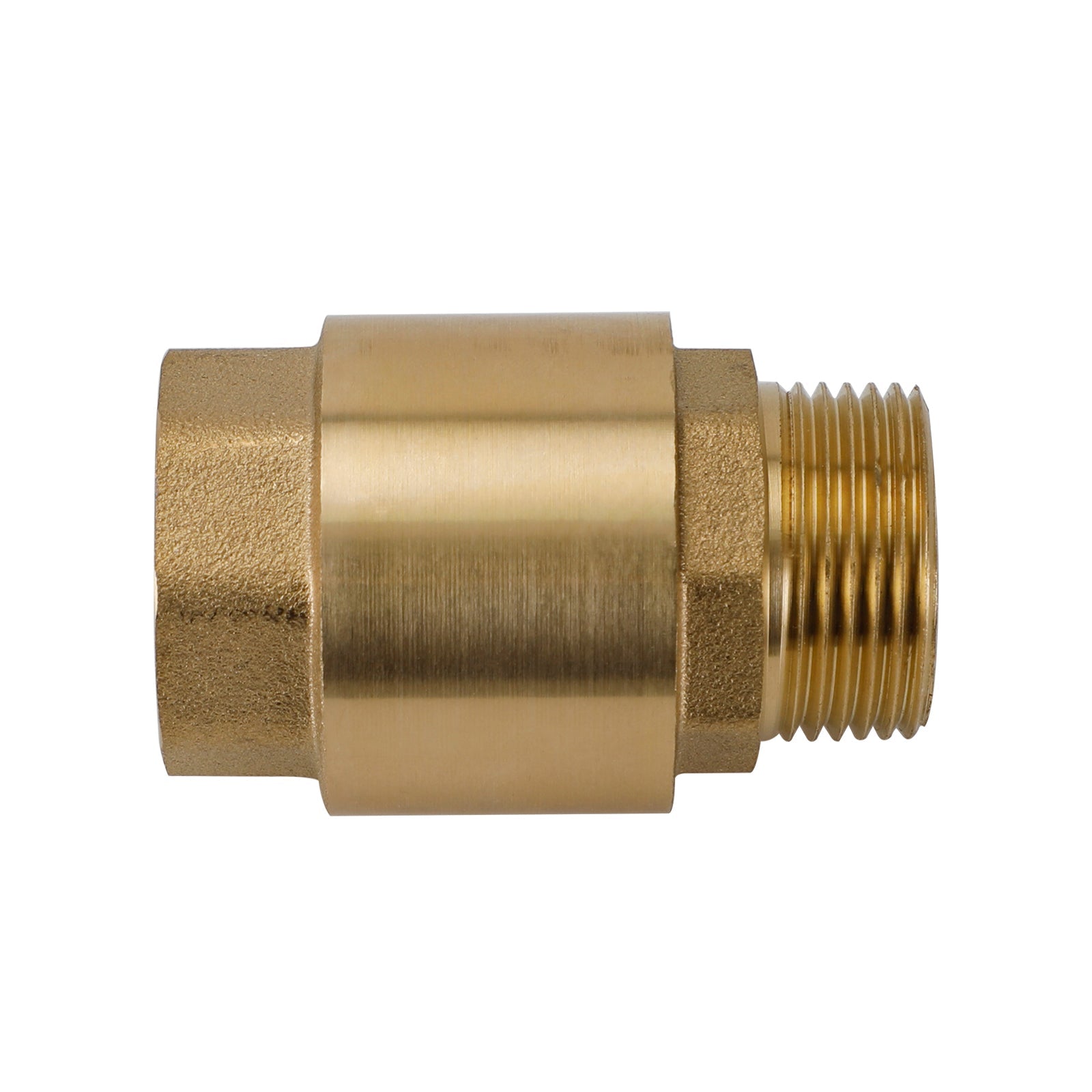 Brass Check Valve G1/2" G3/4" G1" M To F Thread Non-Return Backflow Prevention