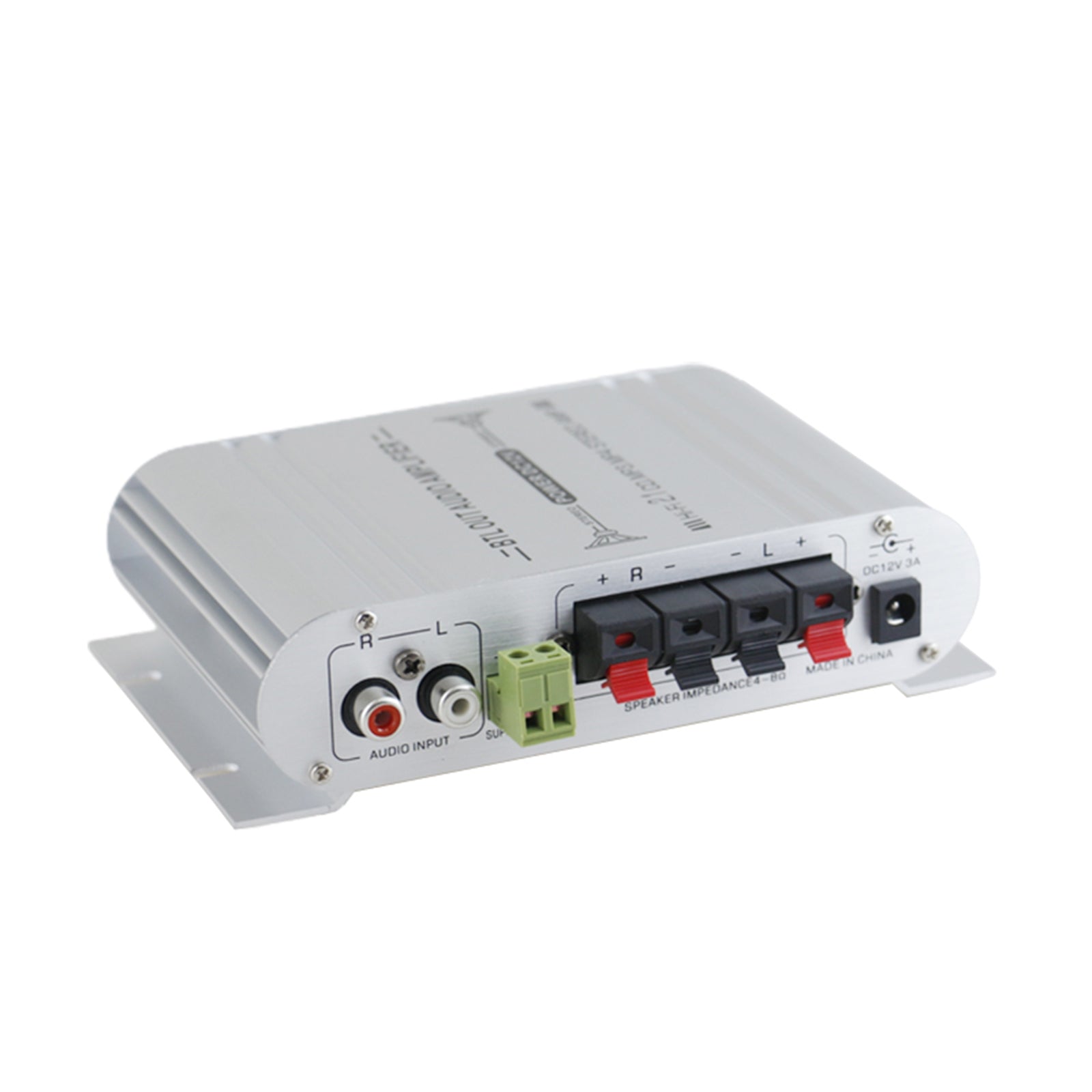 2.1 Channels 400W Hi-Fi Auto Stereo 12V Car Audio Amplifier MP3 Radio Booster CA Market