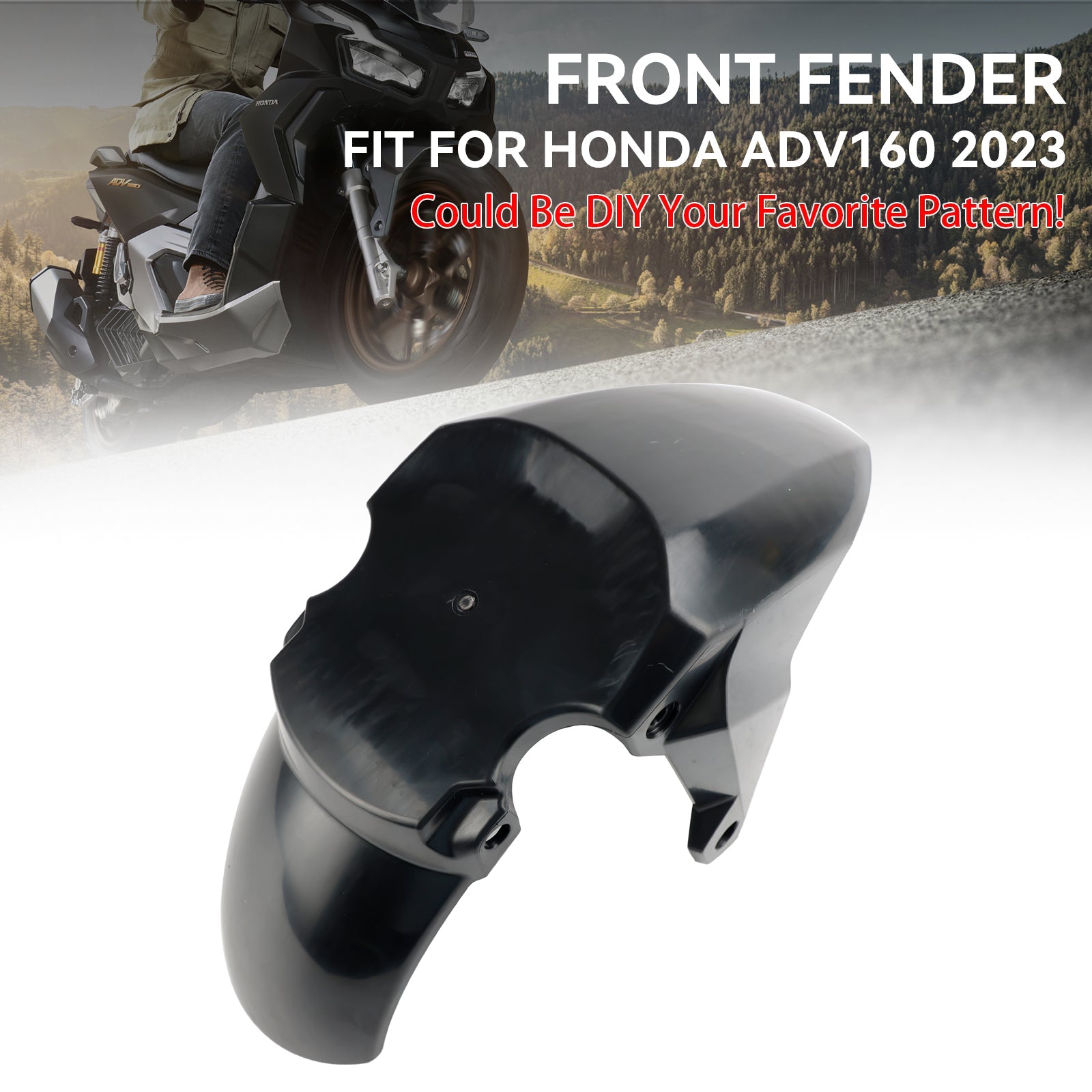 Honda ADV 160 2023 2024 Bodywork Fairing ABS Injection Molding Unpainted