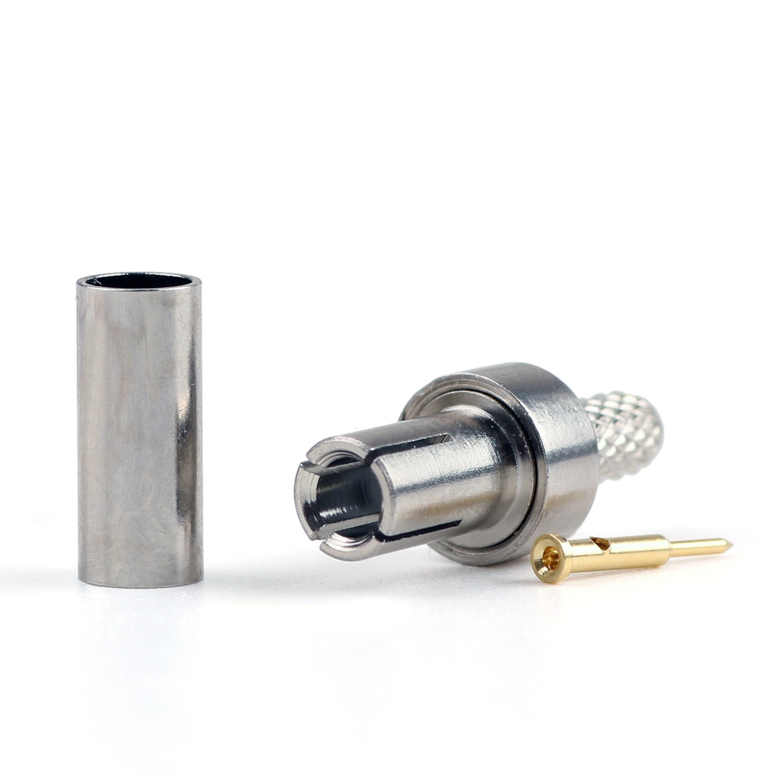 10 piezas conector TS9 macho enchufe Crimp RG174 RG316 LMR100 Cable recto níquel