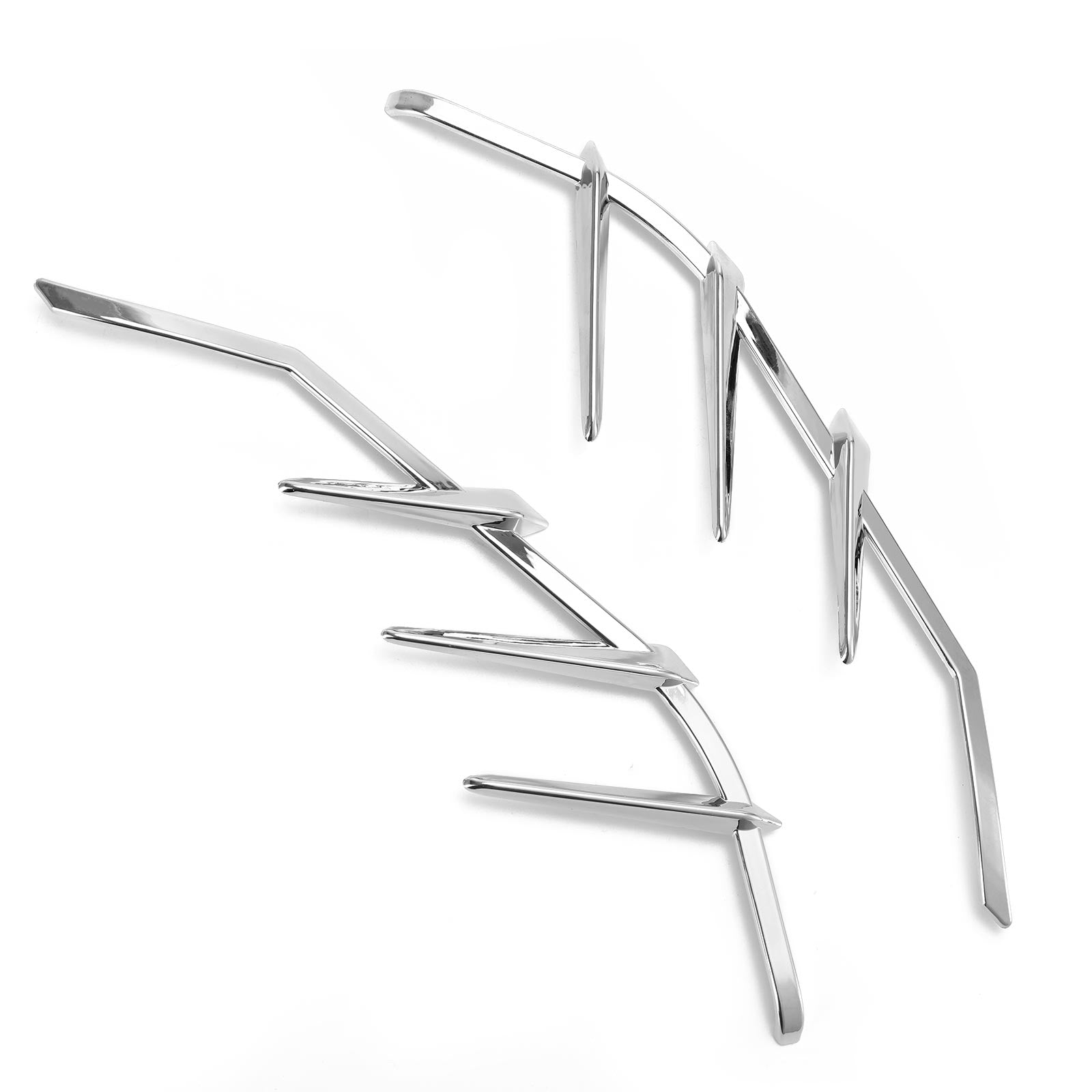 Road Street Electra Glide 2009-2023 Chrome Mid-Frame Air Deflectors Trims
