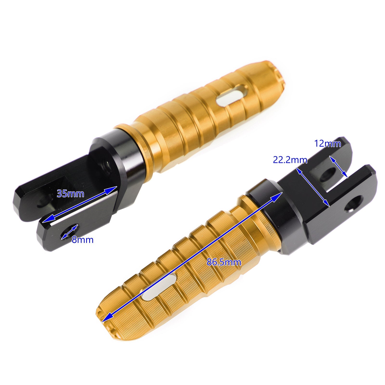 Triumph Street Triple 765/R/S/RS Daytona 675/R 제네릭용 앞 발판 발 페그