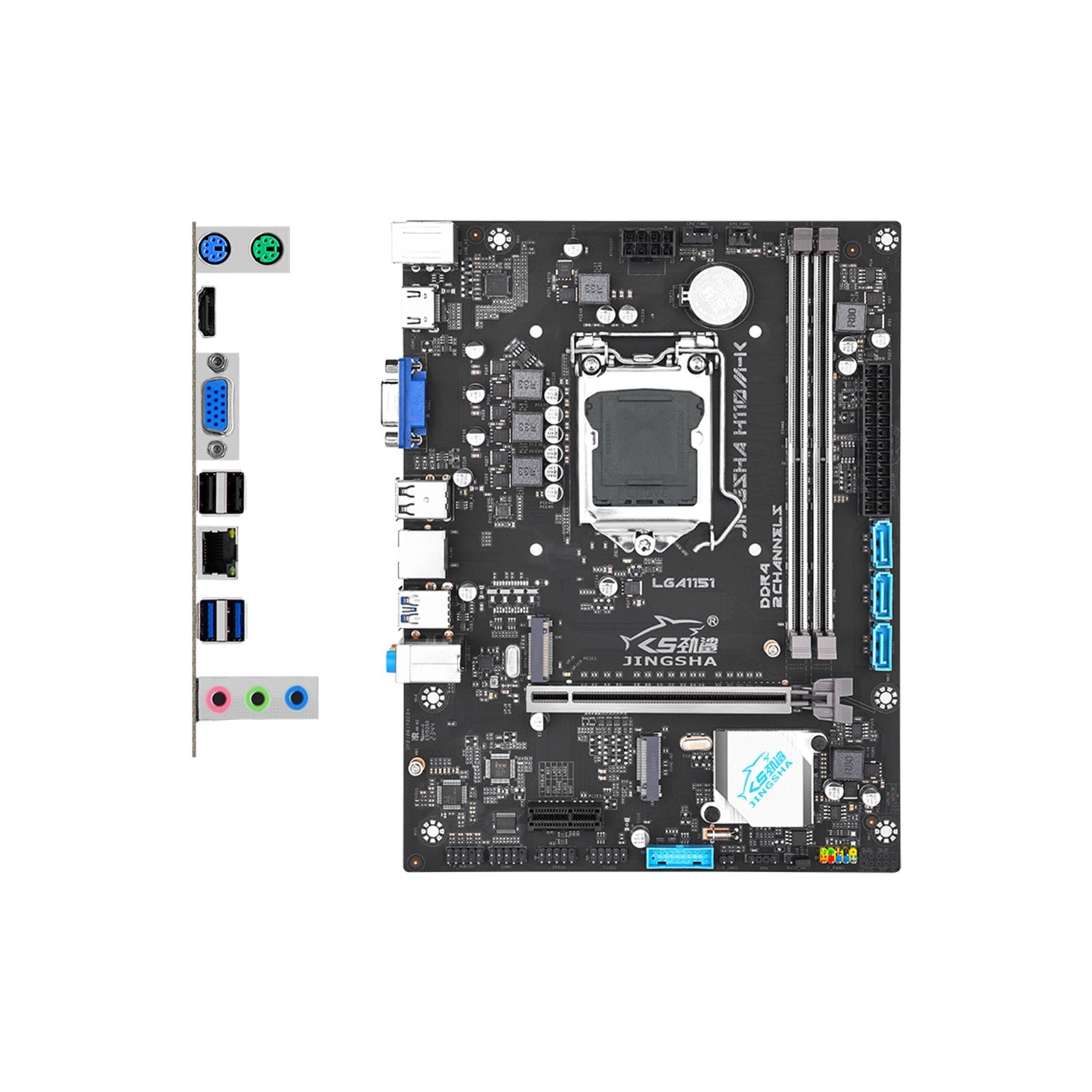 Placa base H110M-K Memoria DDR4 Procesador LGA-1151 pin Disco duro dual M.2
