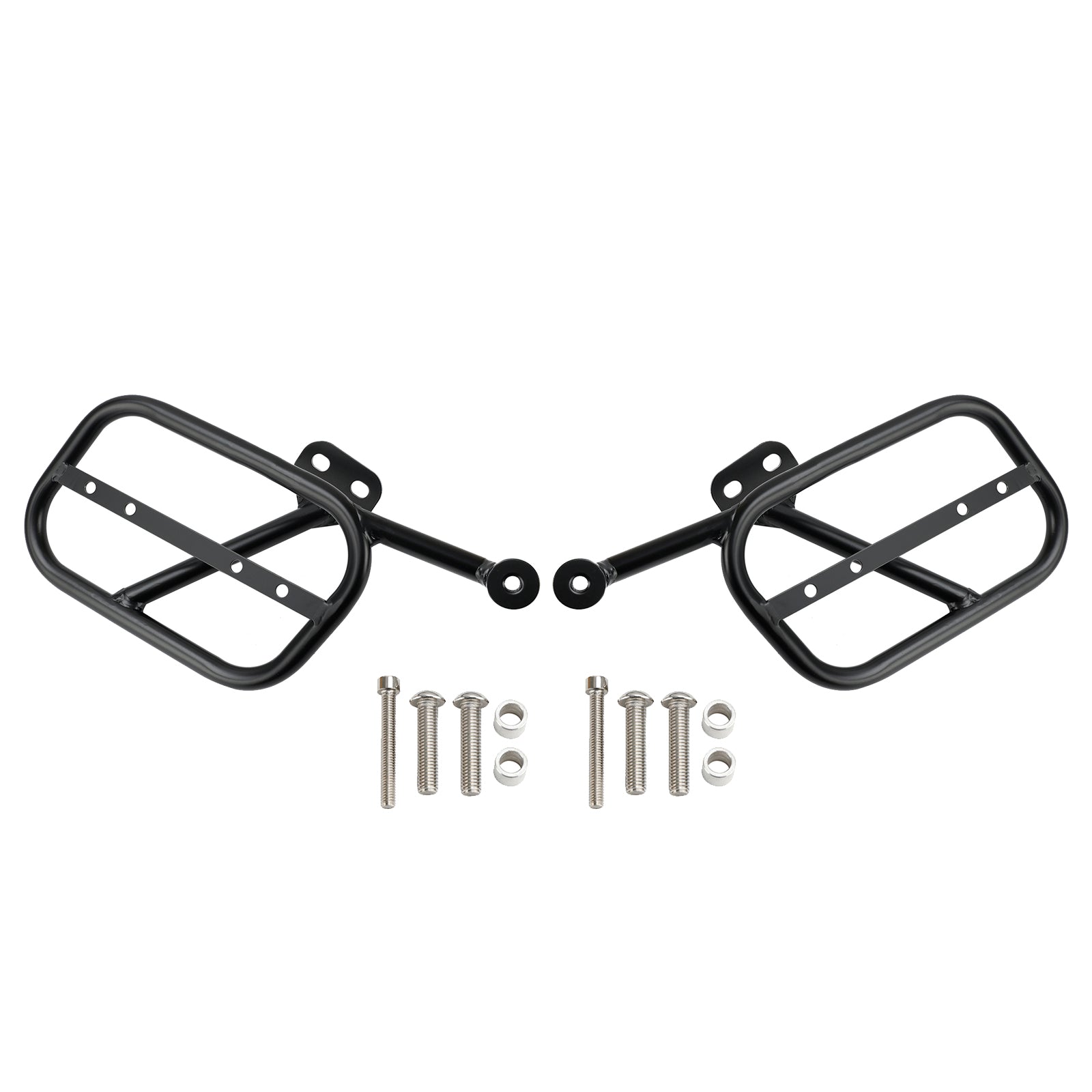 Saddle Bag Mounting Bracket Luggage Rack Side bag Holder Black Fit for GUZZI V9 Bobber Roamer 2018-2024