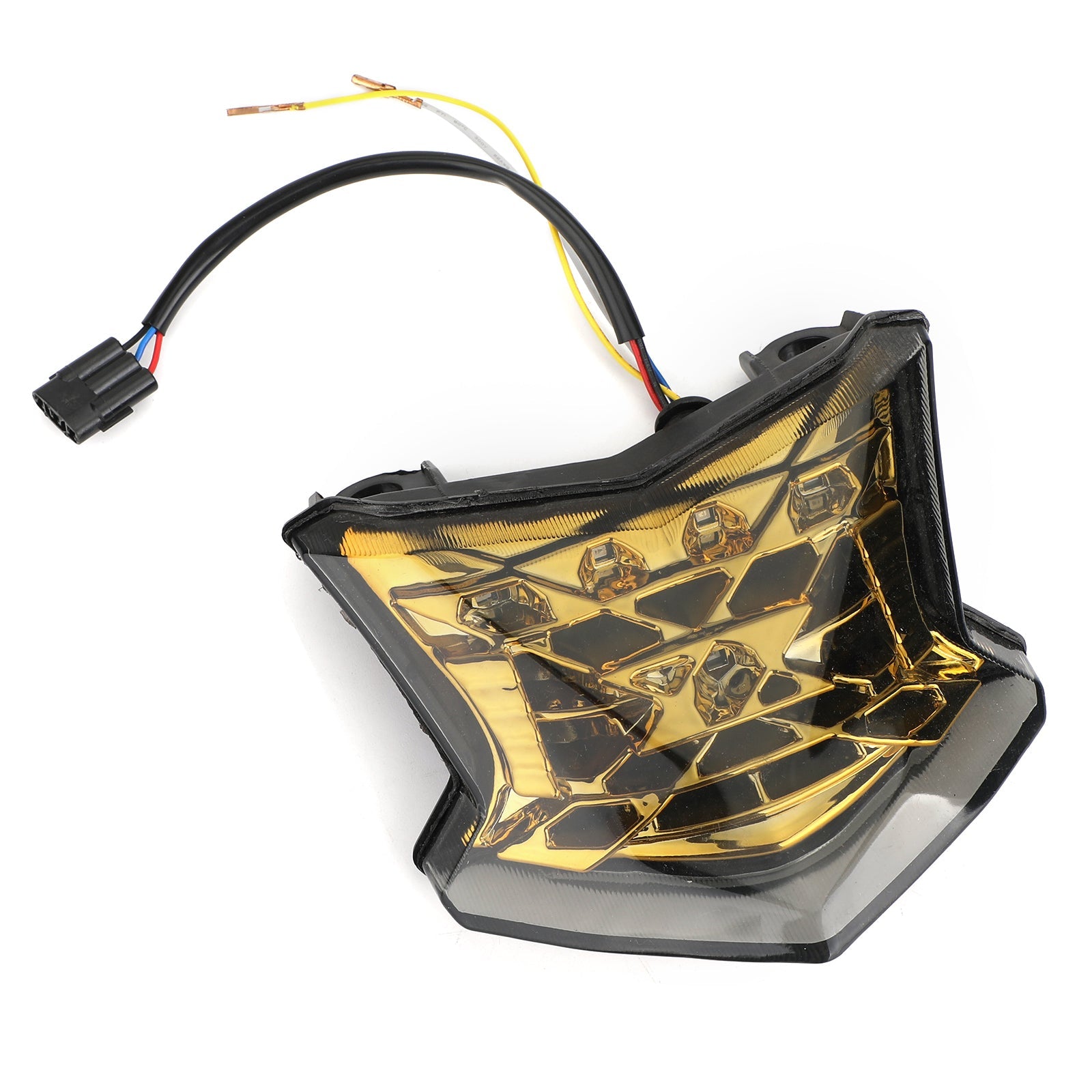 LED Brake Turn Signals Taillight For Kawasaki Z650 Ninja 650 Z900 17-24 Silver Generic