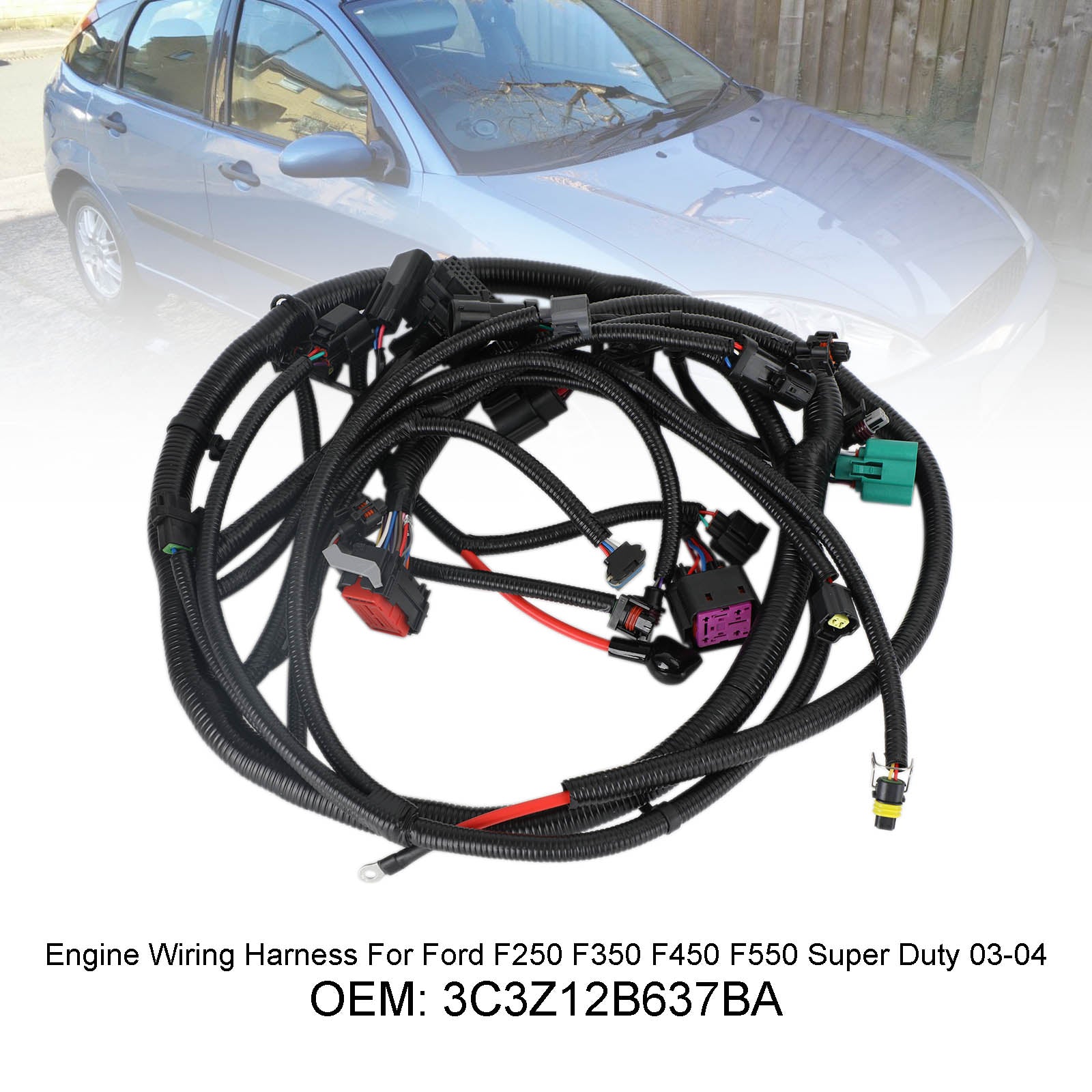 Ford 2003-2004 Ford F250 F350 F450 F550 Super Duty Wiring Harness Kit