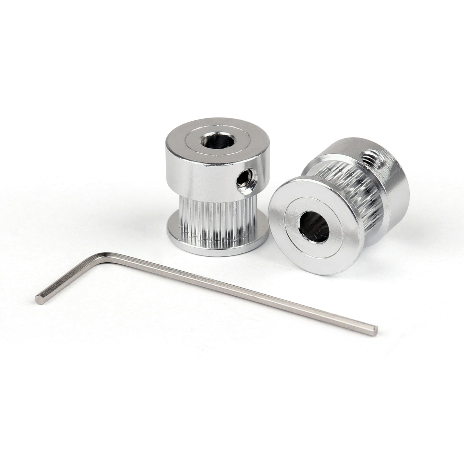 6Pcs GT2 20T 5mm Bore Aluminum Timing Belt Pulley For 3D Printer Parts