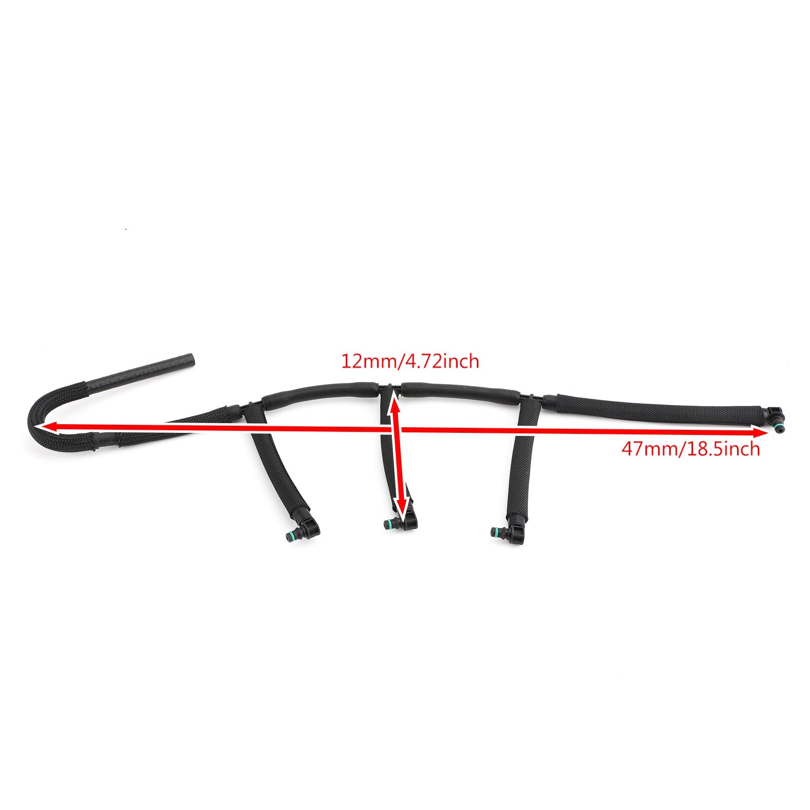 폭스바겐 골프 제타 파사트 1.6 TDI 03L130235AF 연료 리턴 오버플로 누출 파이프