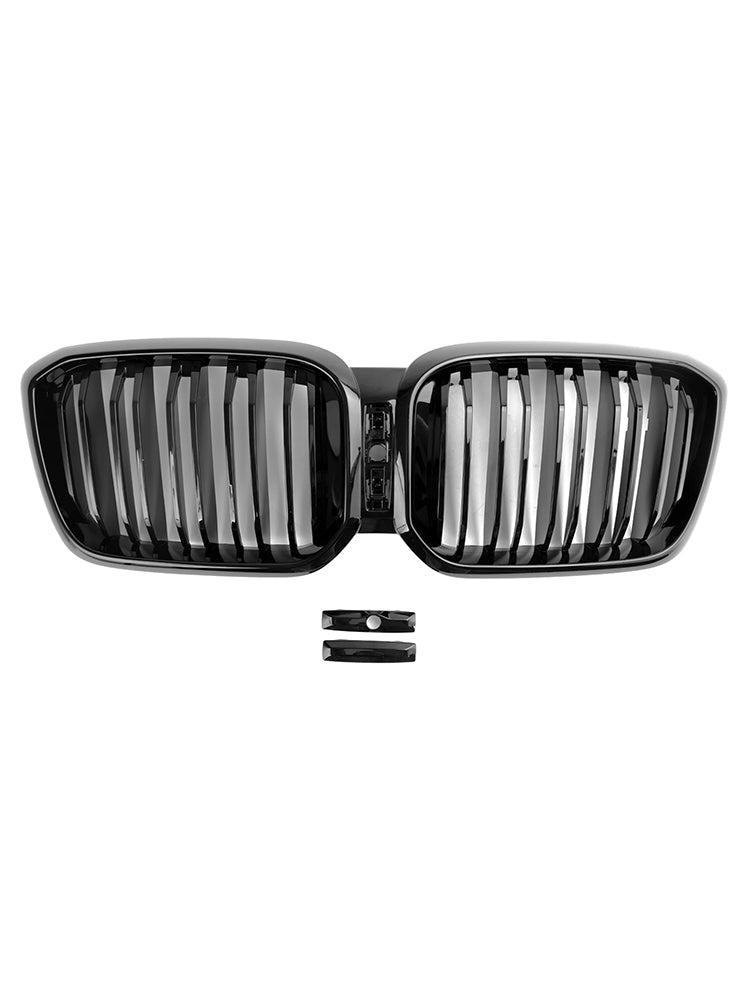 BMW X3 X4 G01 G02 2022 2023 Parrilla frontal tipo riñón negra brillante