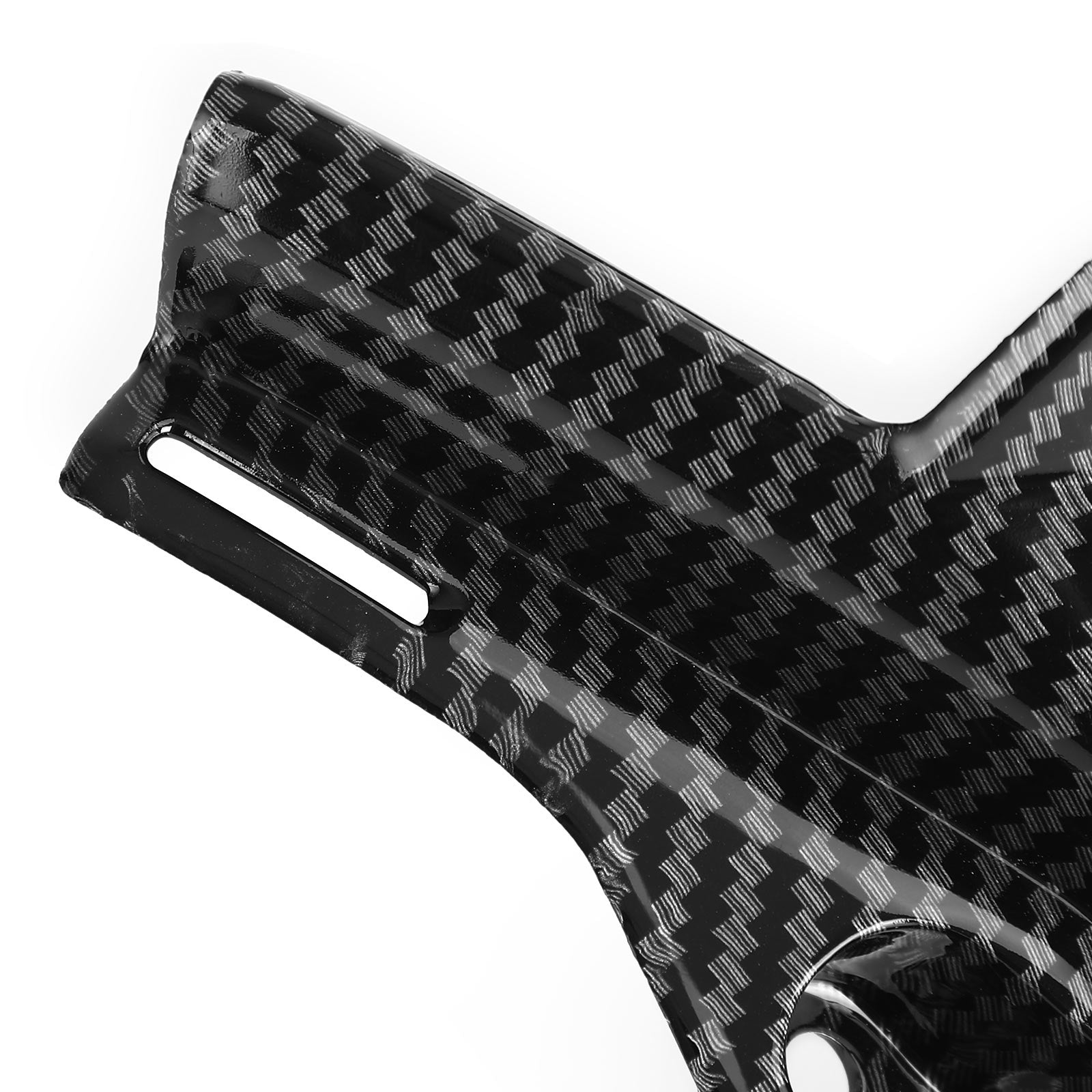 Cubierta embellecedora de cubierta de bloqueo de llave delantera de carbono para Honda CB650R CBR650R 2019-2021 genérico