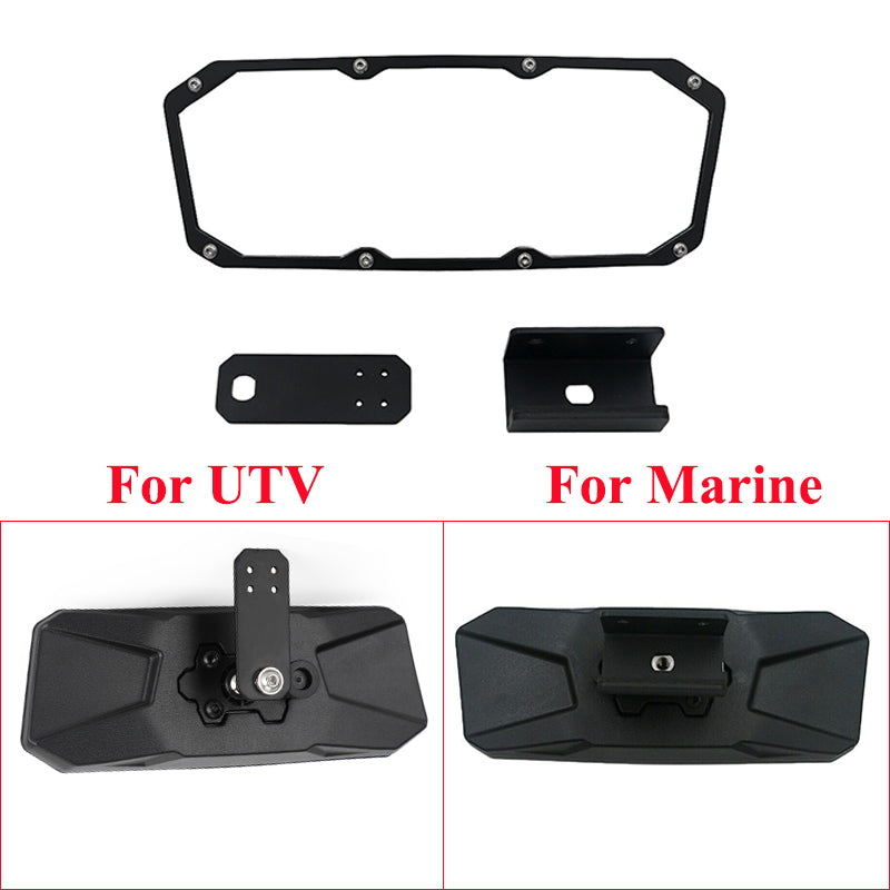 UTV REAR VIEW CENTER MIRROR FOR POLARIS RANGER 570 570 900 S 1000 XP 2017-2022 Generic