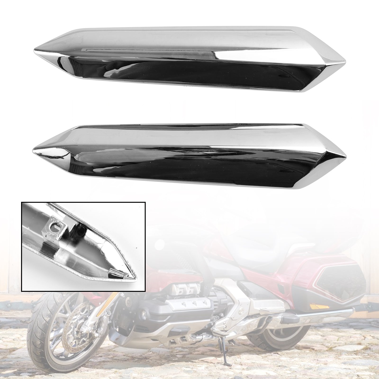 Windshield Windscreen Strut Covers fit for Honda Goldwing GL1800 2018-2022