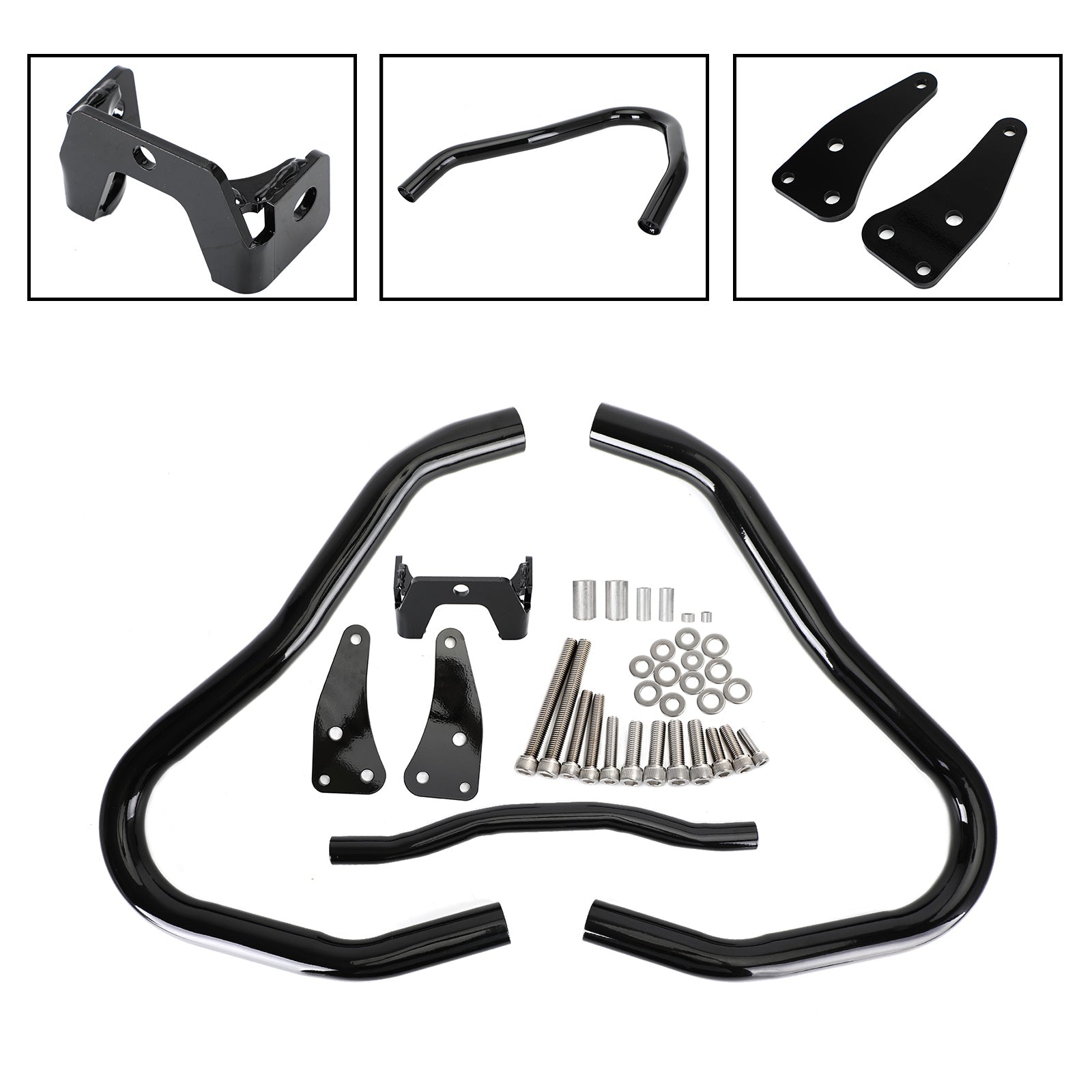 Engine Guard Crash Bar Frame Protector Bumper For Bmw Roadster R18 R 18 21-22 Chrome Generic