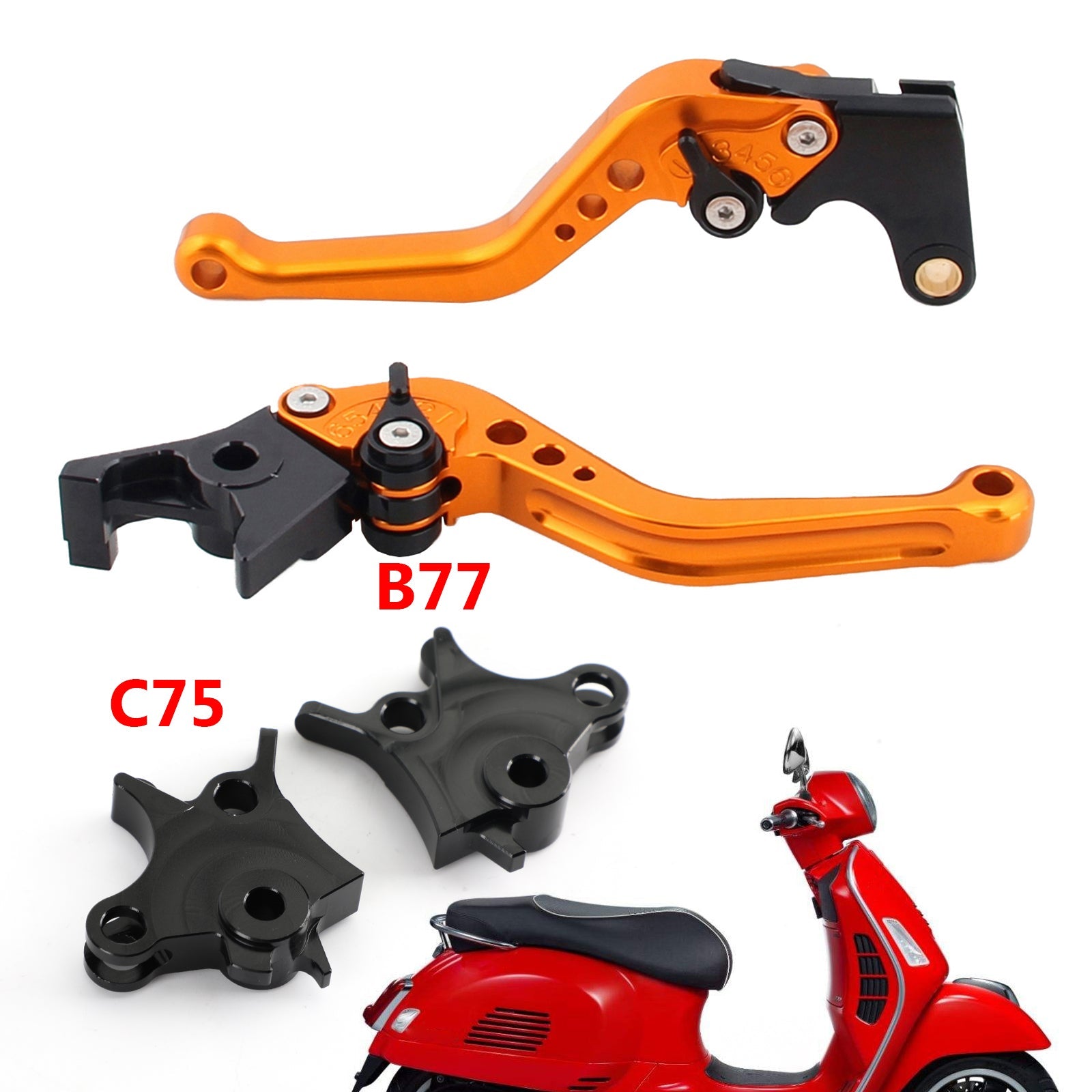 Motorcycle Short Clutch Brake Lever fit for BMW R1200GS Adventure (LC) 2014-2018 Generic