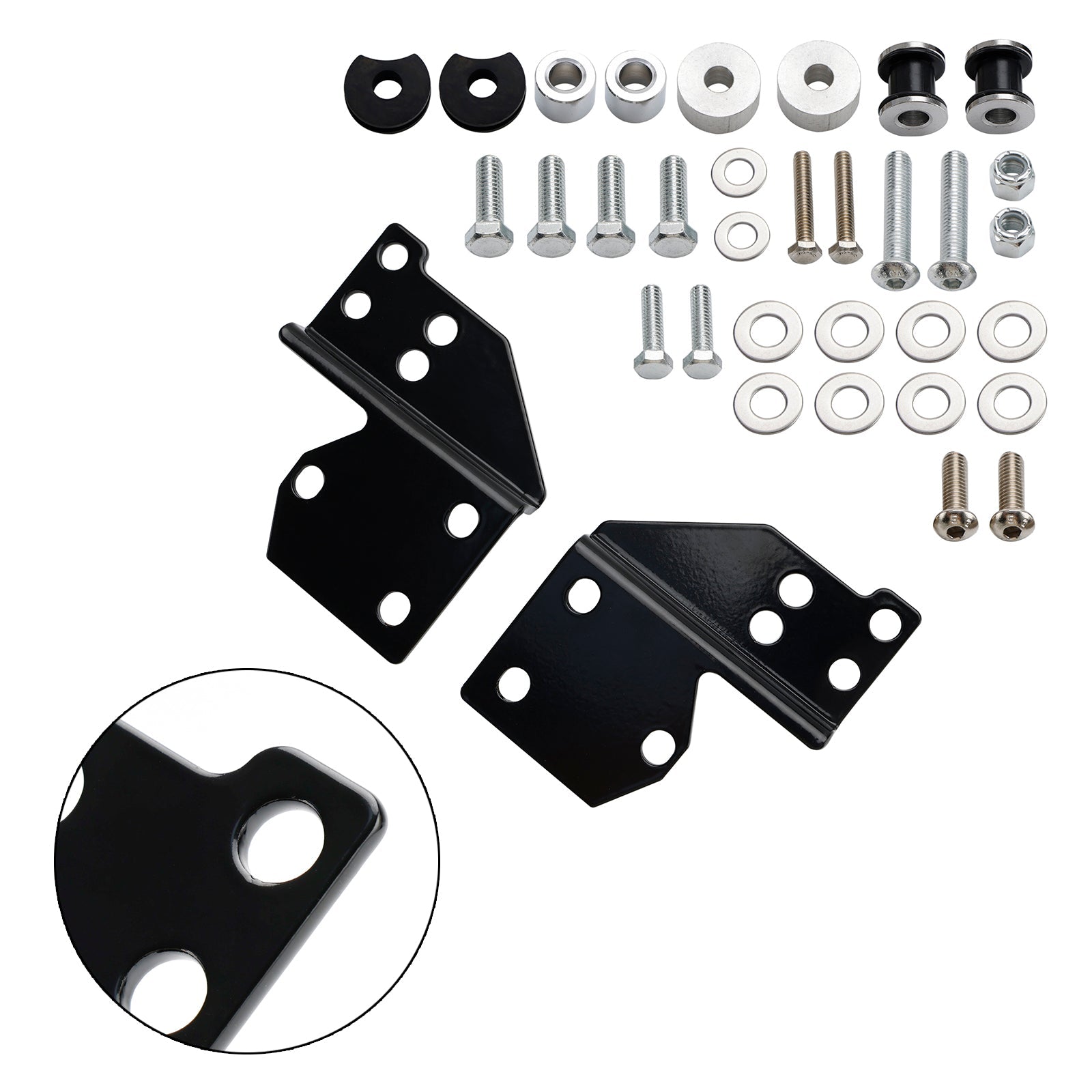 로드 킹 로드 글라이드 스트리트 글라이드 1997-2008 등받이 시시 바 도킹 하드웨어