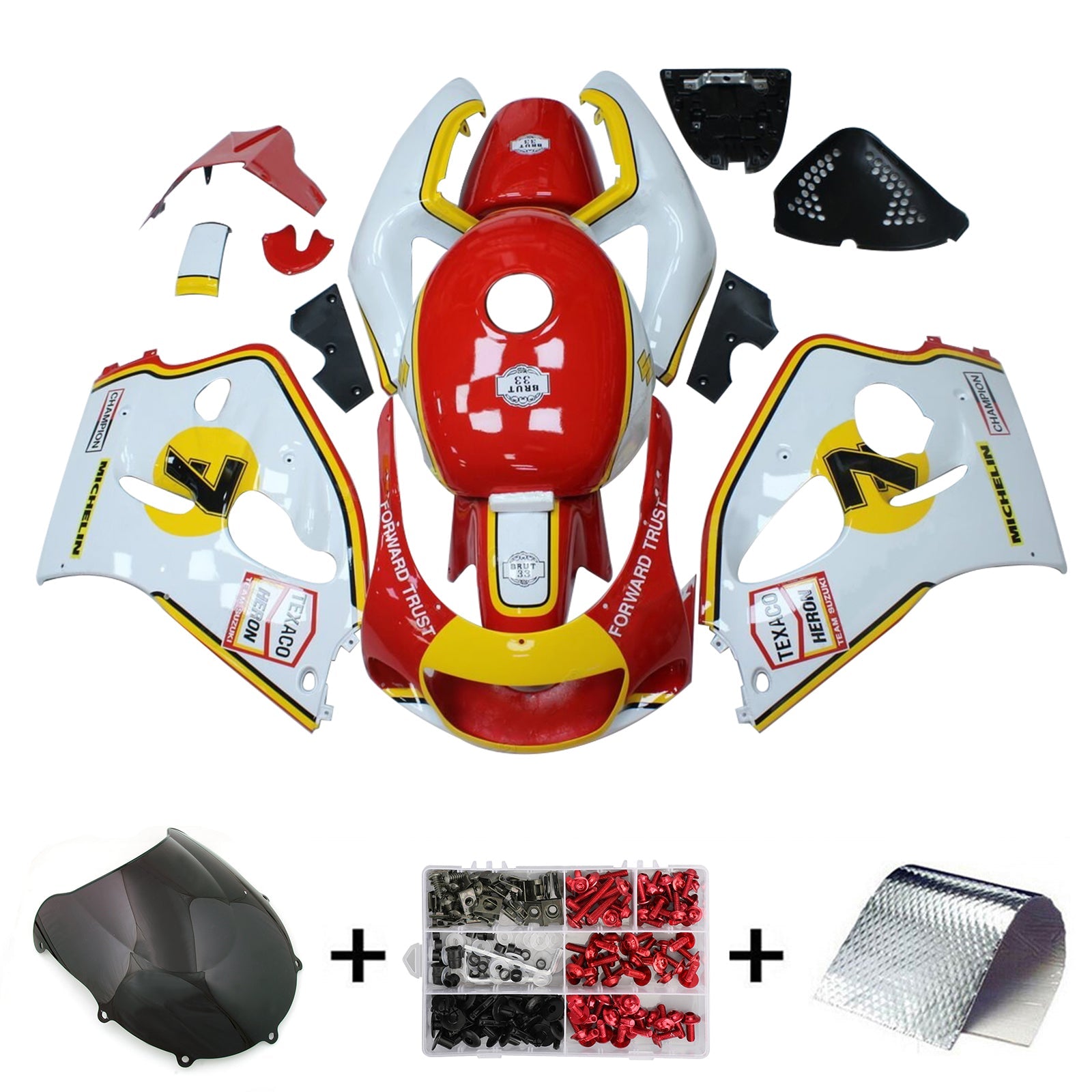 Suzuki GSXR600 1996-2000 GSXR750 1996-1999 Fairing Kit Bodywork