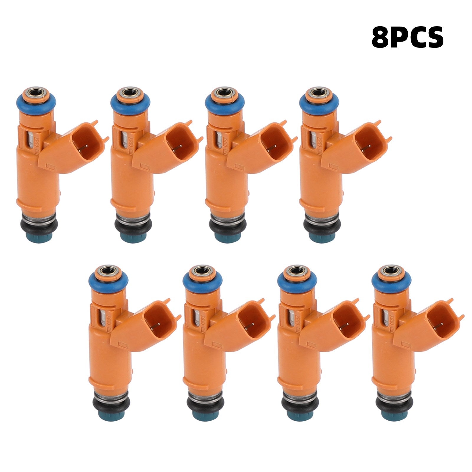 8pcs Fuel Injectors 2W93-AA Fit Land Rover Range Rover Jaguar 4.2L 4.4L V8 Generic