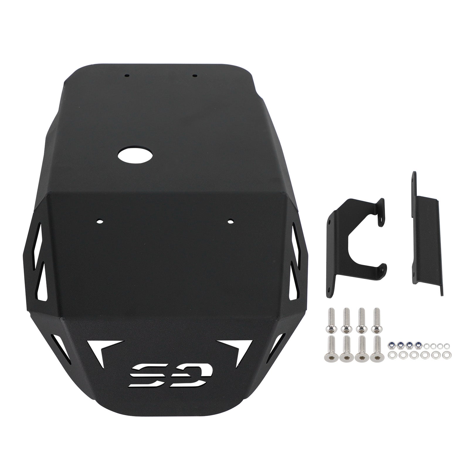 Black Aluminum Sump Guard Skid Bash Plate Protection Fit for BMW F750GS F850GS 2018-2022