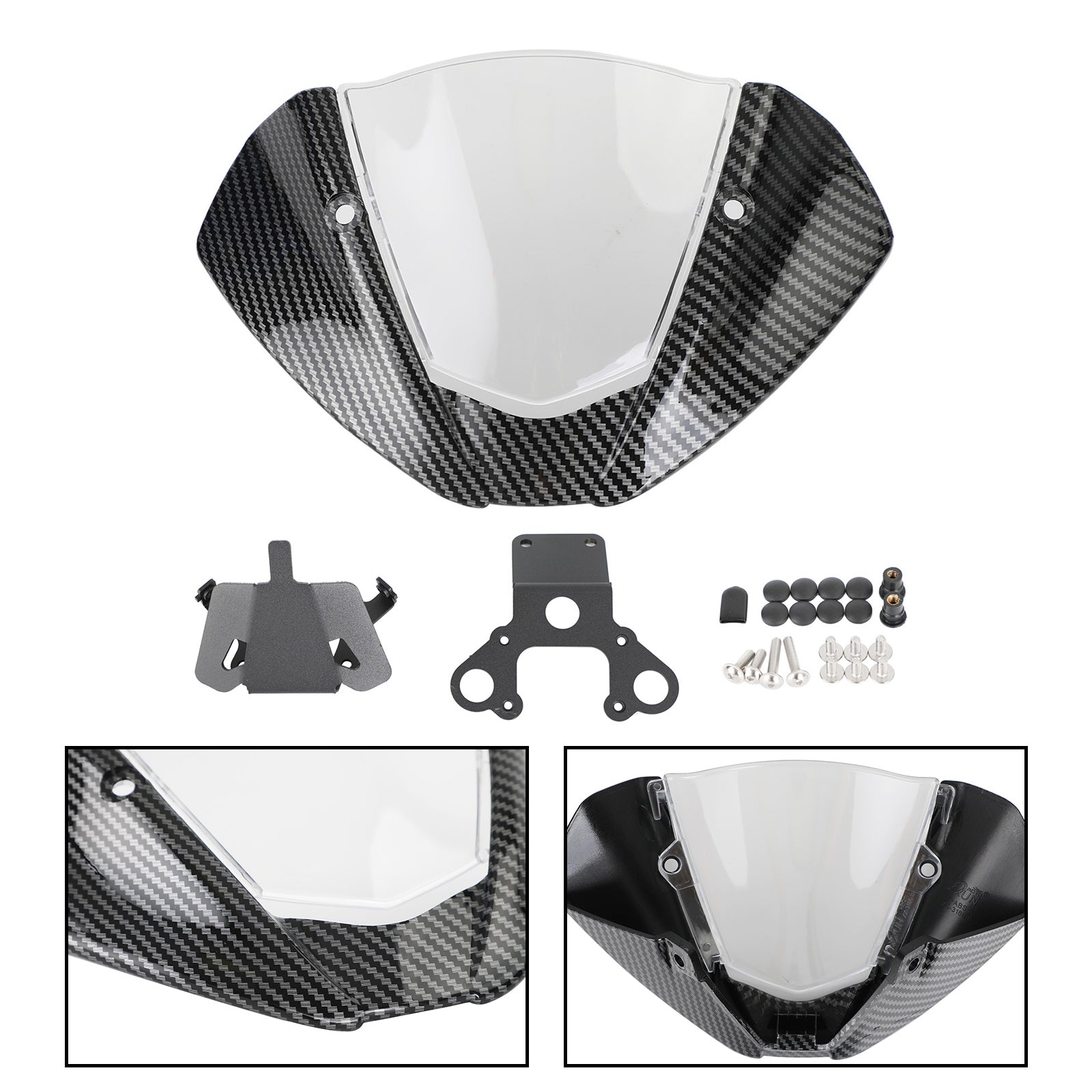 2021-2022 DUCATI Monster 937 / 950 Windshield WindScreen Carbon