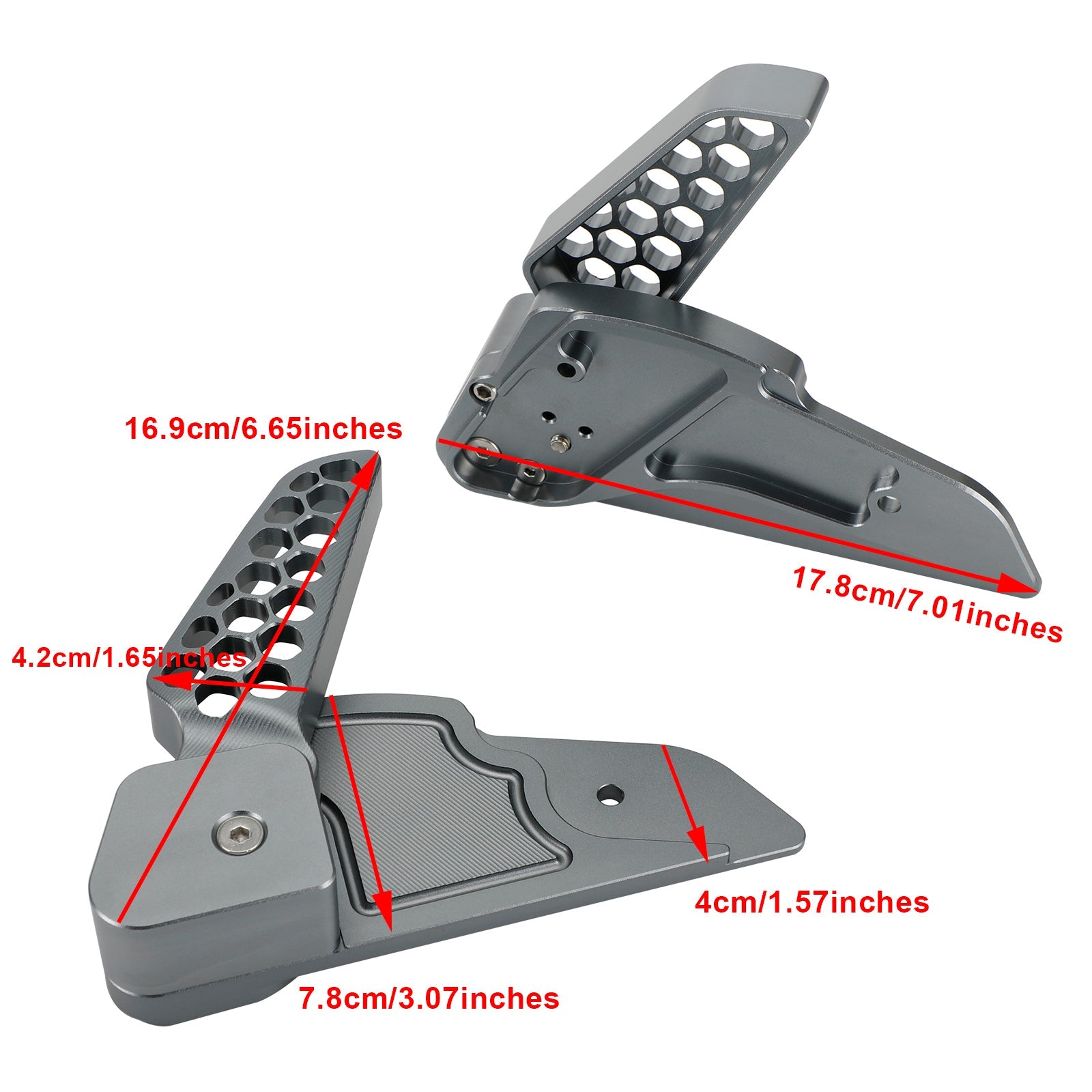 2017-2020 Vespa Primavera/Sprint 125 150 Rear Footrests Foot Peg