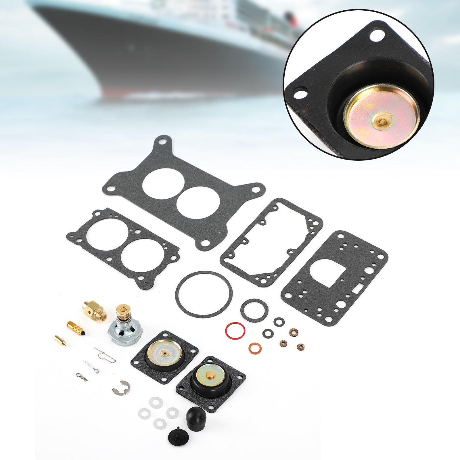 Carburetor Carb Rebuild Kit for Volvo Penta 21533400 4.3L 5.0L 5.7L