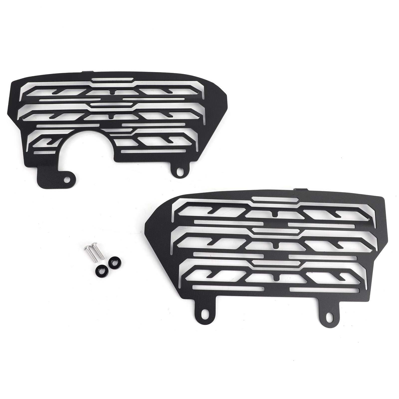Black Radiator Guard Cover Fit for Honda CRF1000L Africa Twin 2016-2019 Generic